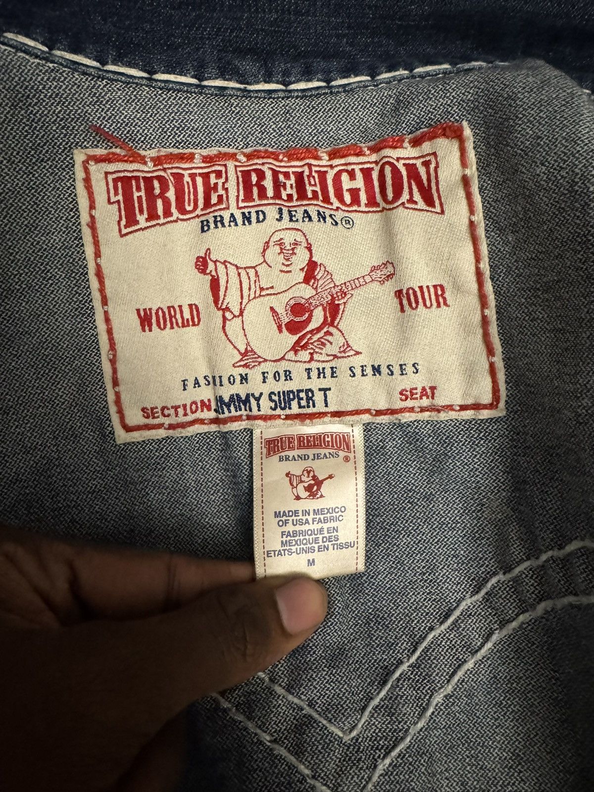 True Religion True Religion Jimmy Super T Denim Jacket Size US M / EU 48-50 / 2 - 3 Thumbnail