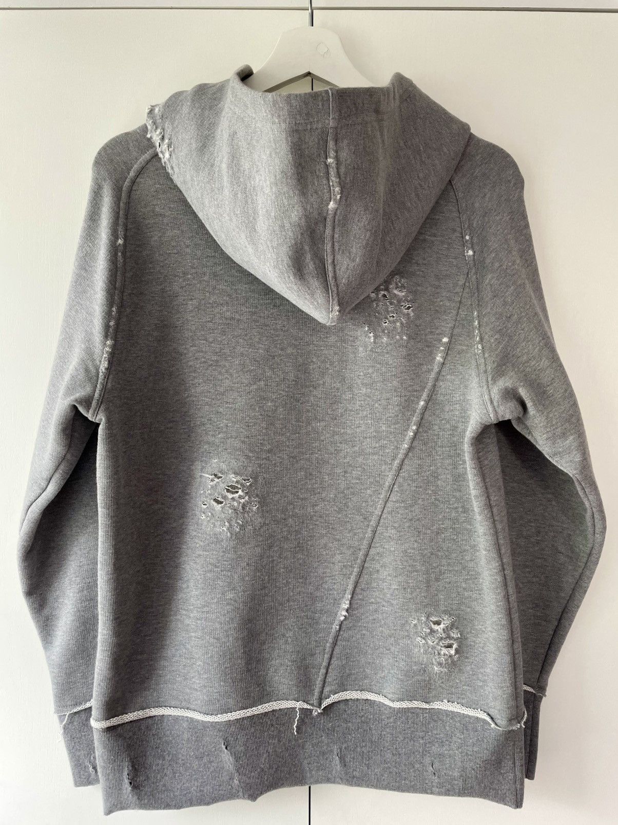 Marc Point Venezia Marc Point/SSSR Venezia Distressed Patch Asymmetrical Hoodie Size US M / EU 48-50 / 2 - 2 Thumbnail