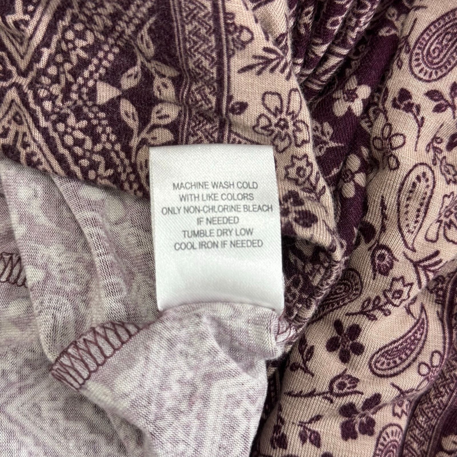 Other Charlotte Russe Purple Paisley Patterned Flare Leggings Pant Size 25" / US 0 / IT 36 - 5 Thumbnail