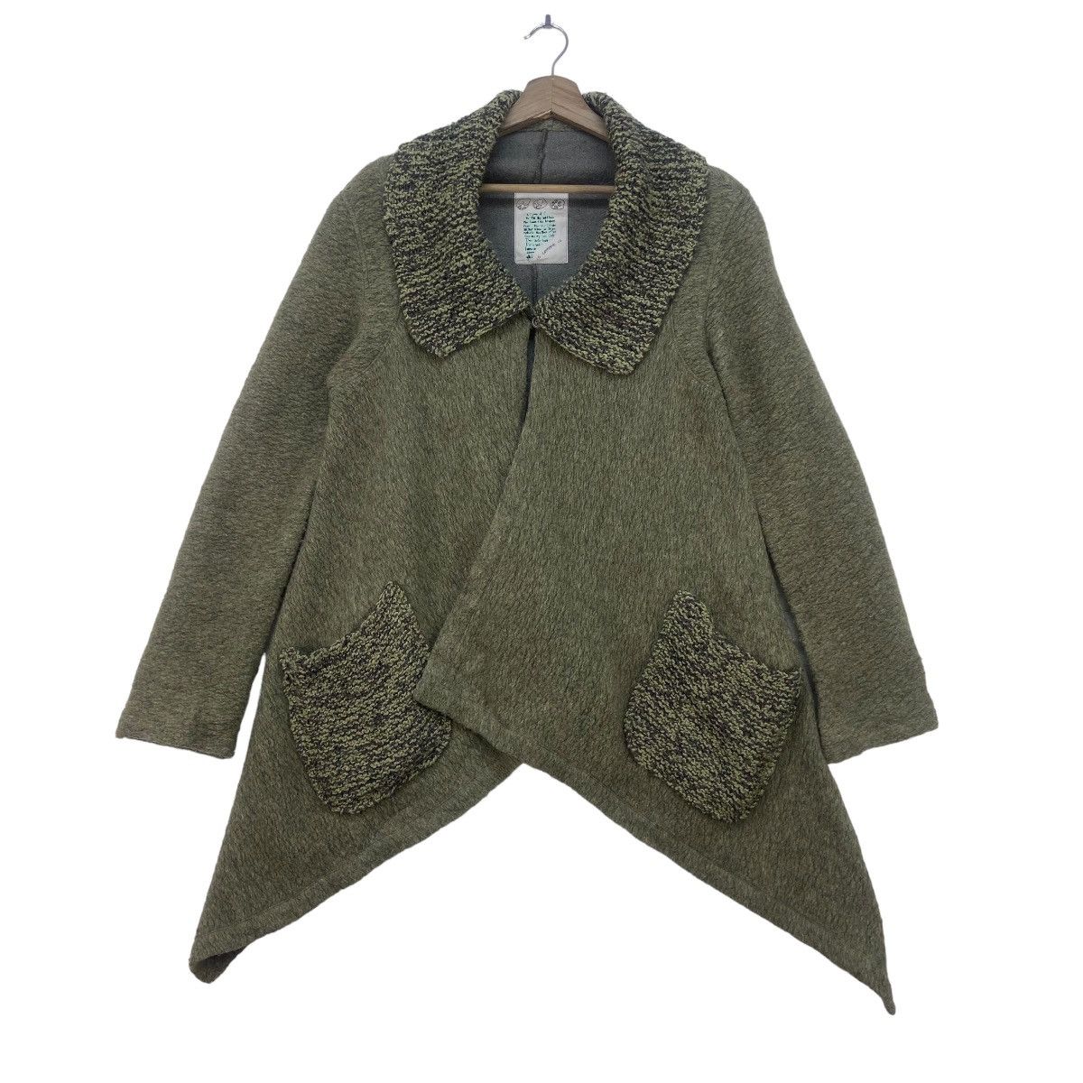 Japanese Brand × iO Japanese Brand io Comme io Nice Design Wool Jacket Size M / US 6-8 / IT 42-44 - 12 Thumbnail