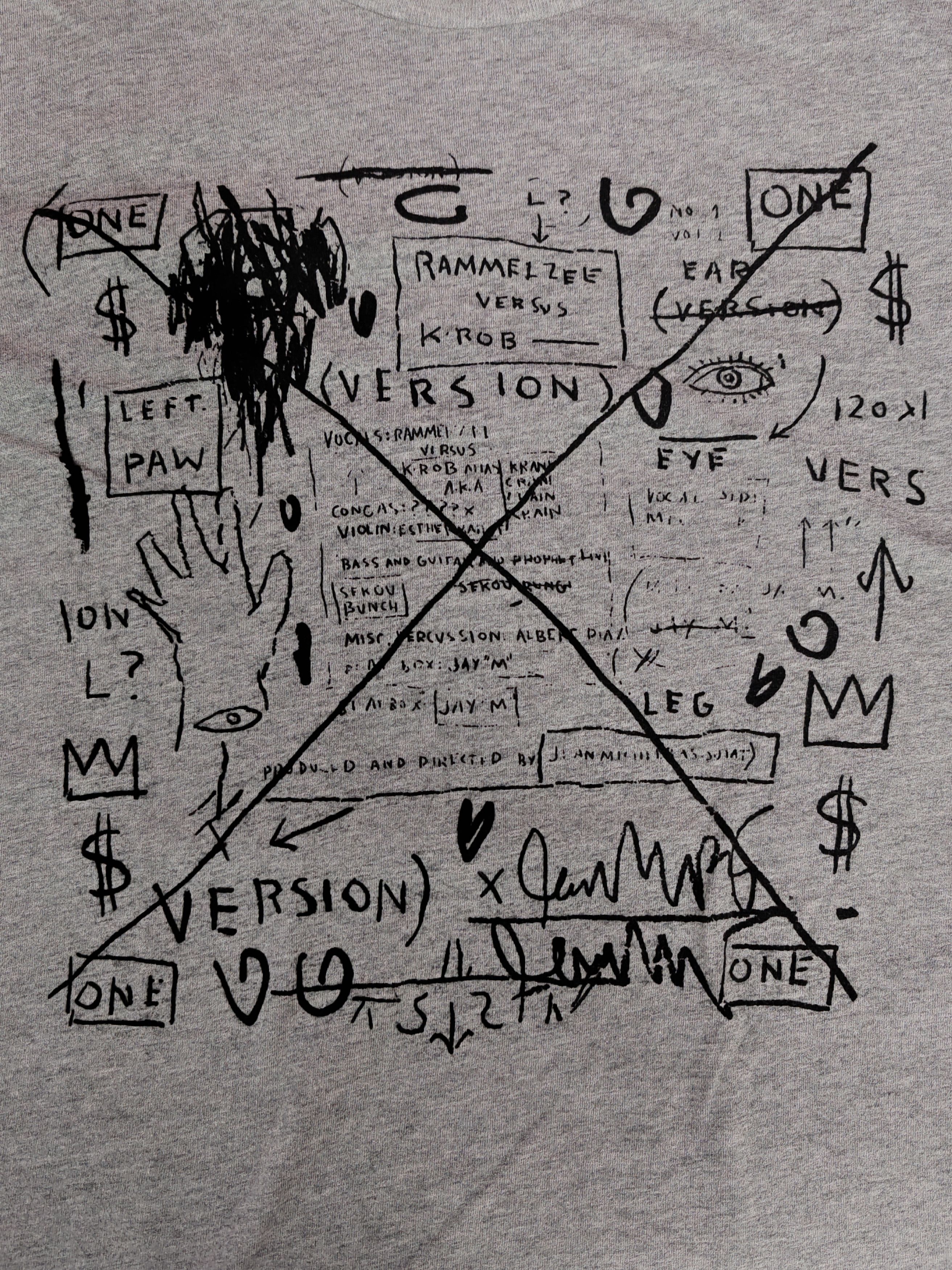 Jean-Michel Basquiat Jean Michel Basquiat Long Sleeve Tee Art Designer Size US XL / EU 56 / 4 - 1 Thumbnail
