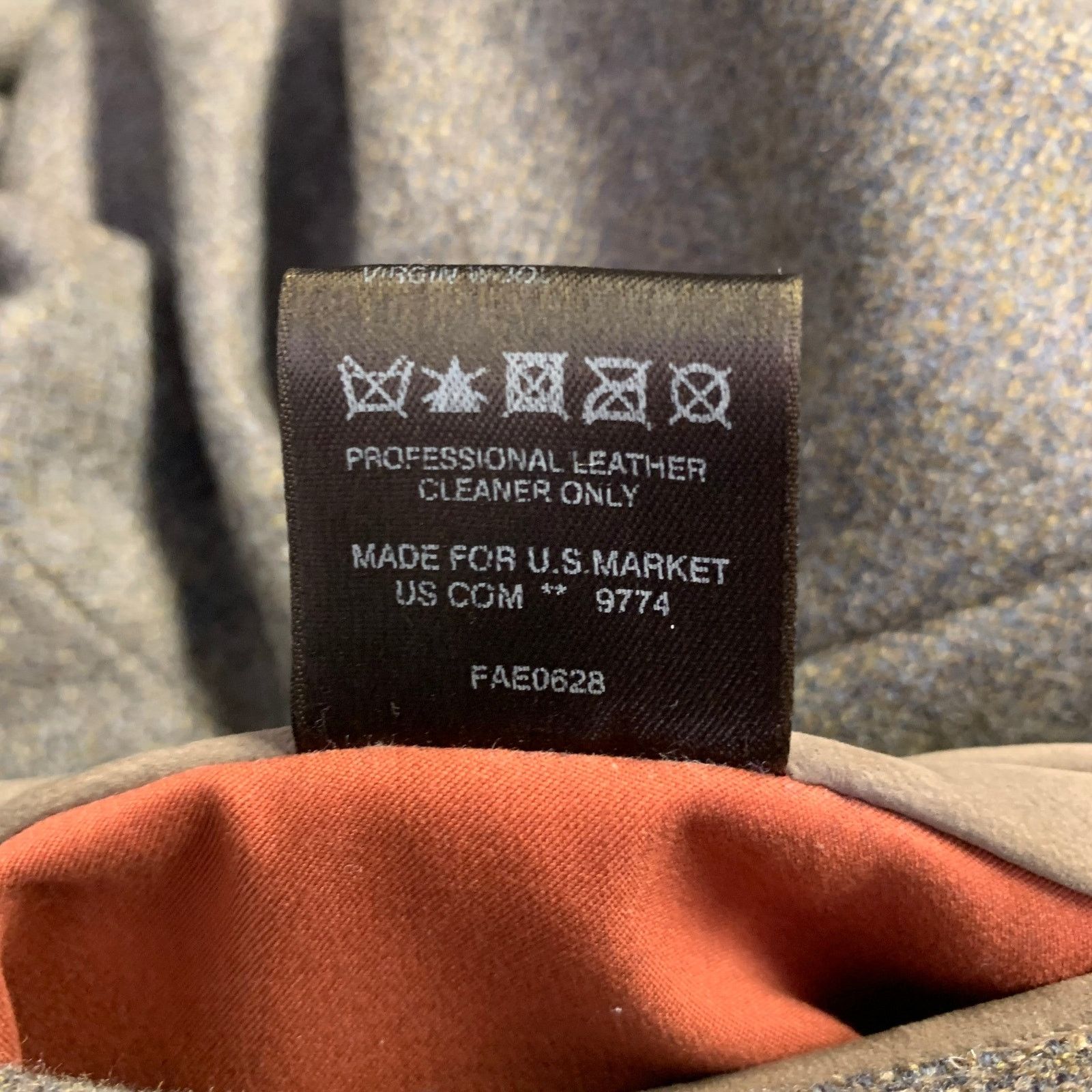 Loro Piana LORO PIANA M Brown Suede Herringbone Wool Reversible Jacket Size US M / EU 48-50 / 2 - 9 Thumbnail