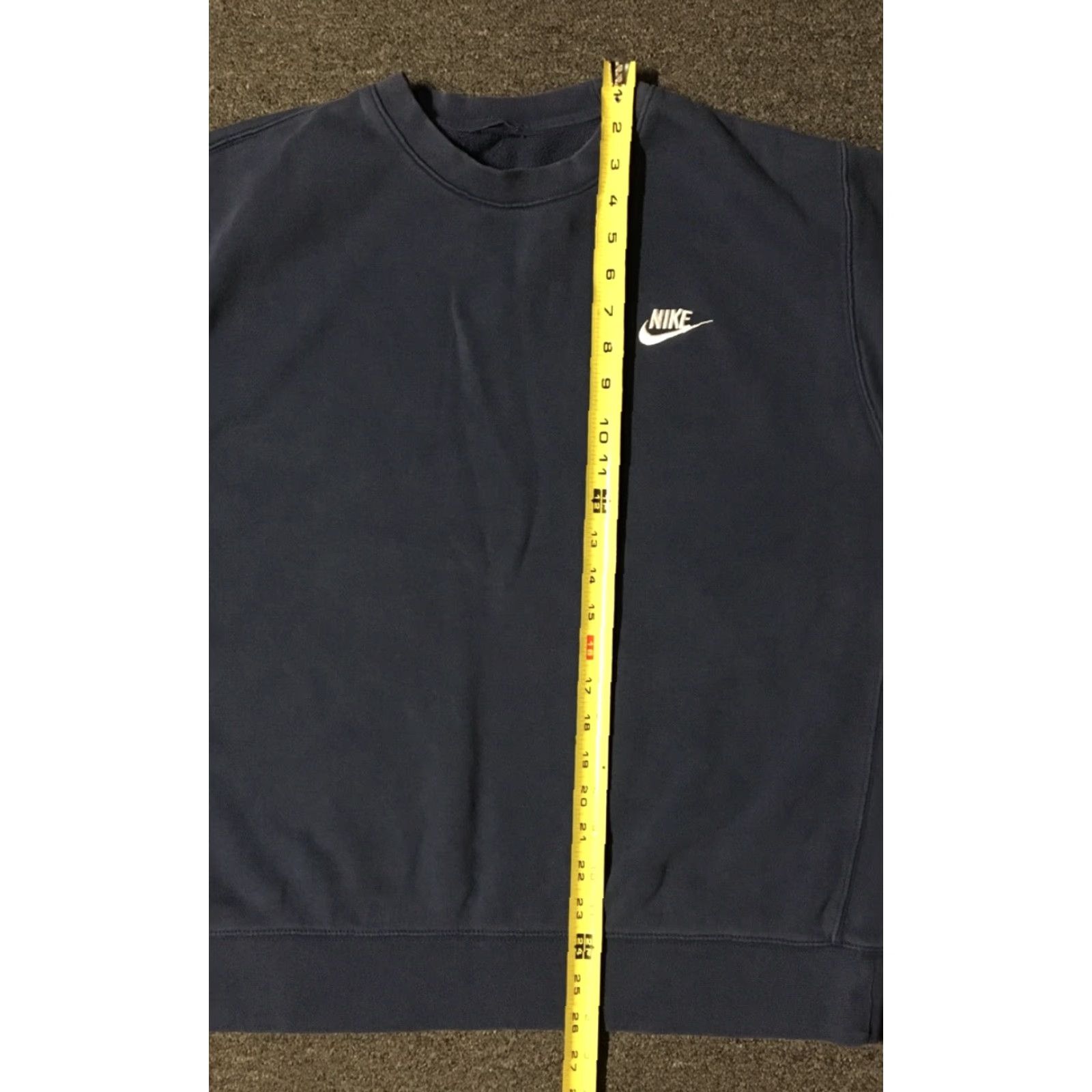 Nike Nike Swoosh Faded Hoodie L Men Navy Blue 90s Grunge Hip Hop Vintage Sweatshirt Sportswear Nike Sportswear Size US L / EU 52-54 / 3 - 7 Thumbnail