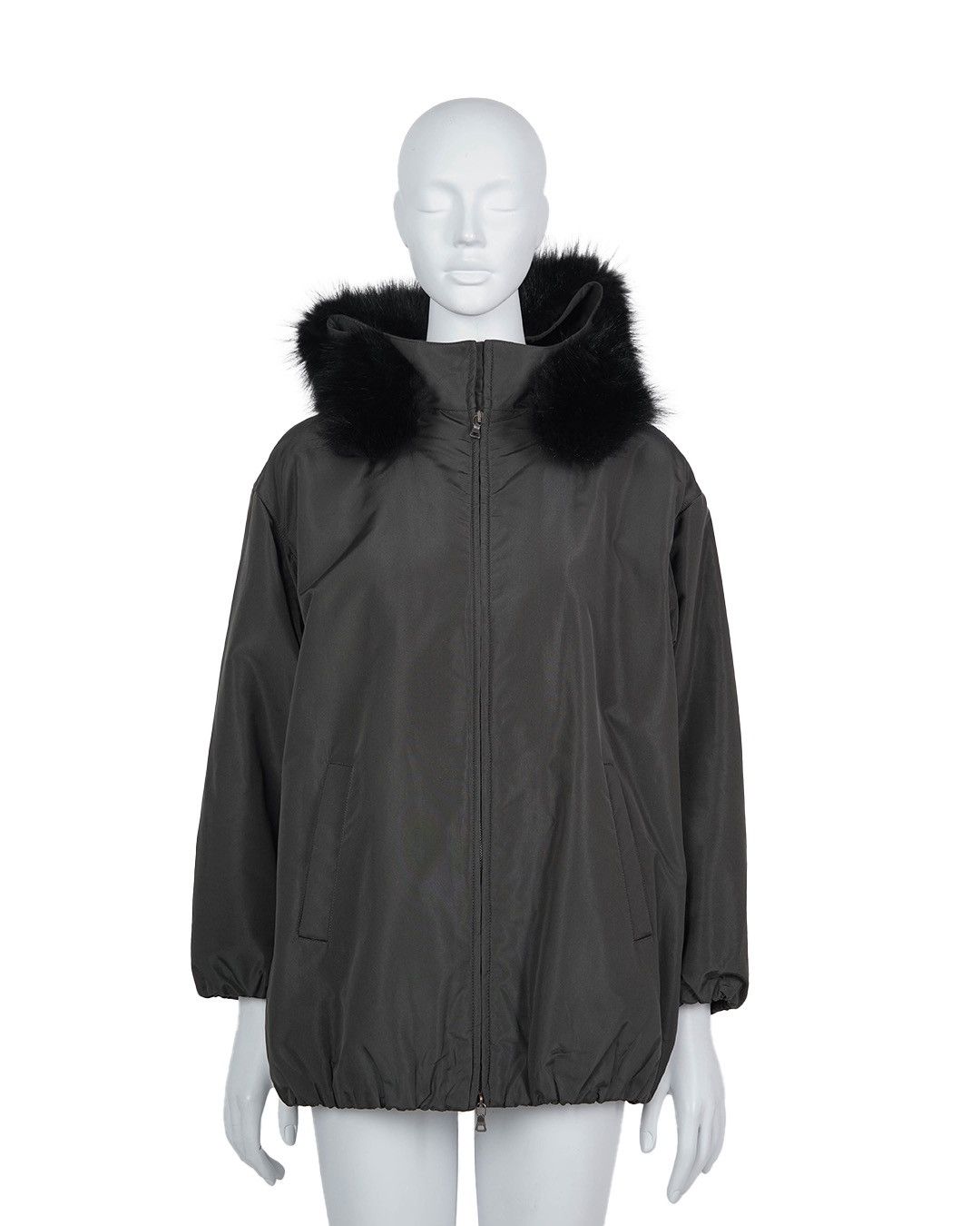 Prada Prada F/W2006 Raccoon Fur Hood Jacket Size M / US 6-8 / IT 42-44 - 4 Thumbnail