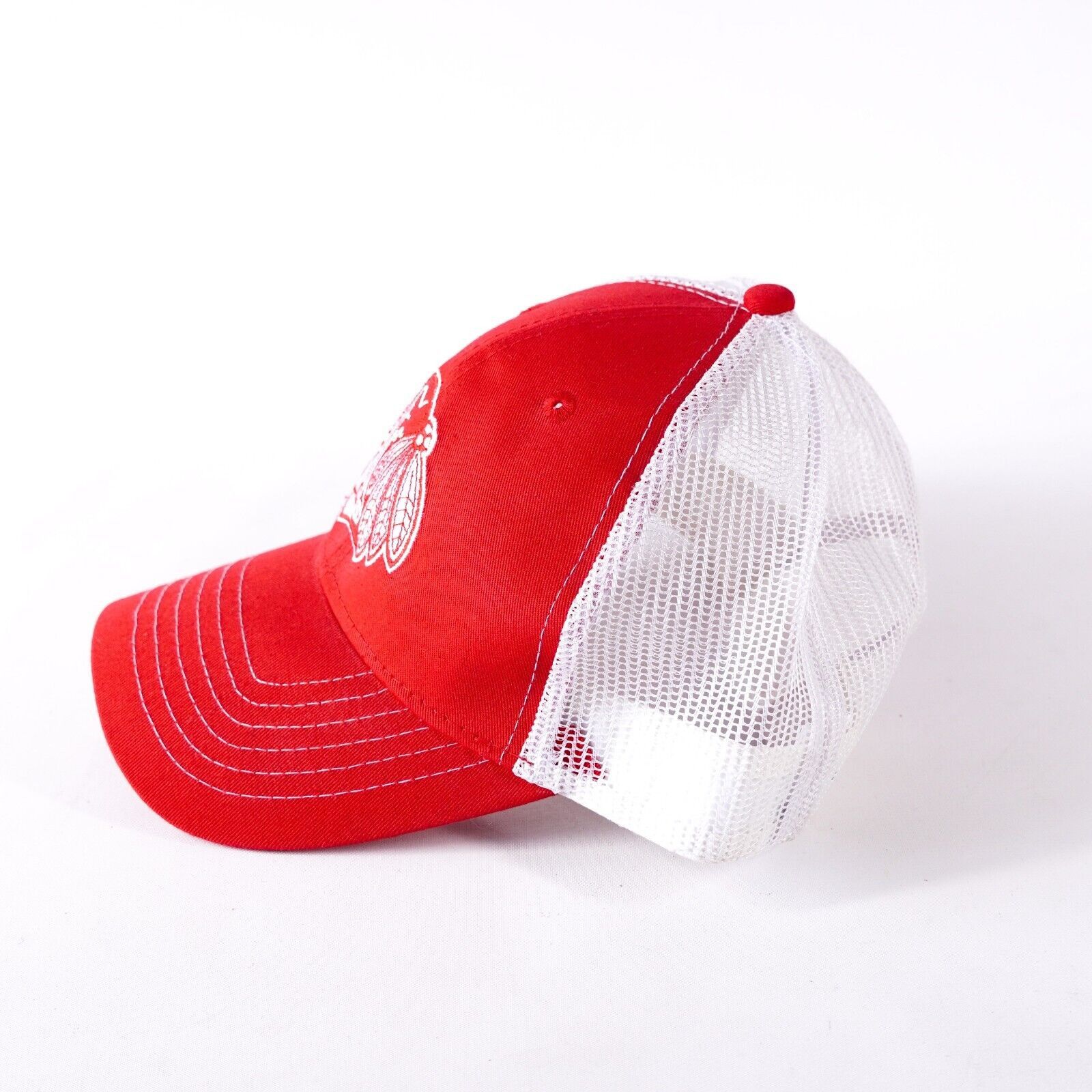 NHL Chicago Blackhawks NHL Hockey Baseball Hat Visor Cap Red Size ONE SIZE - 2 Thumbnail