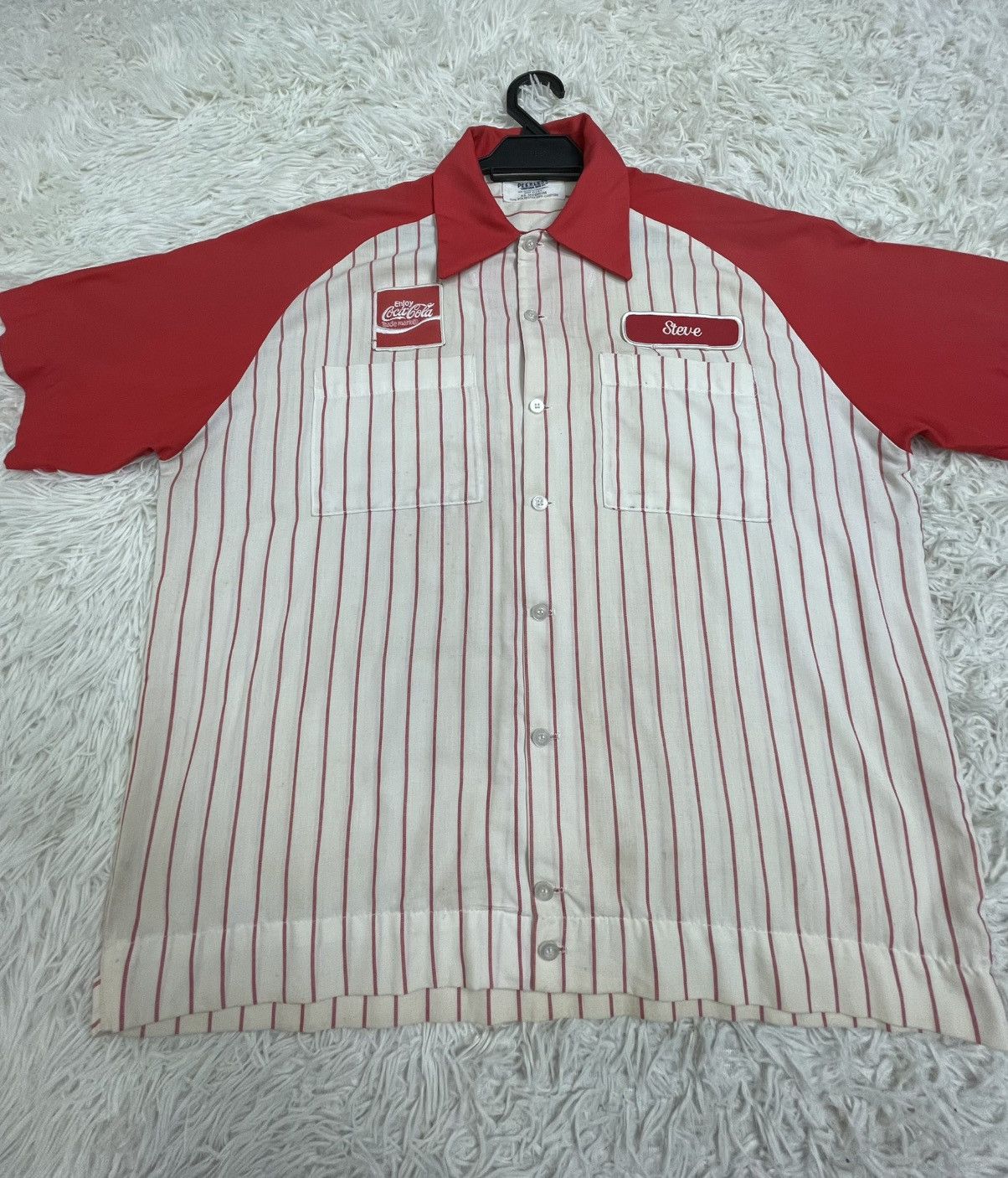 Vintage Vintage 60s70s Coca Cola Workers Shirt Button Up Size US M / EU 48-50 / 2 - 5 Thumbnail