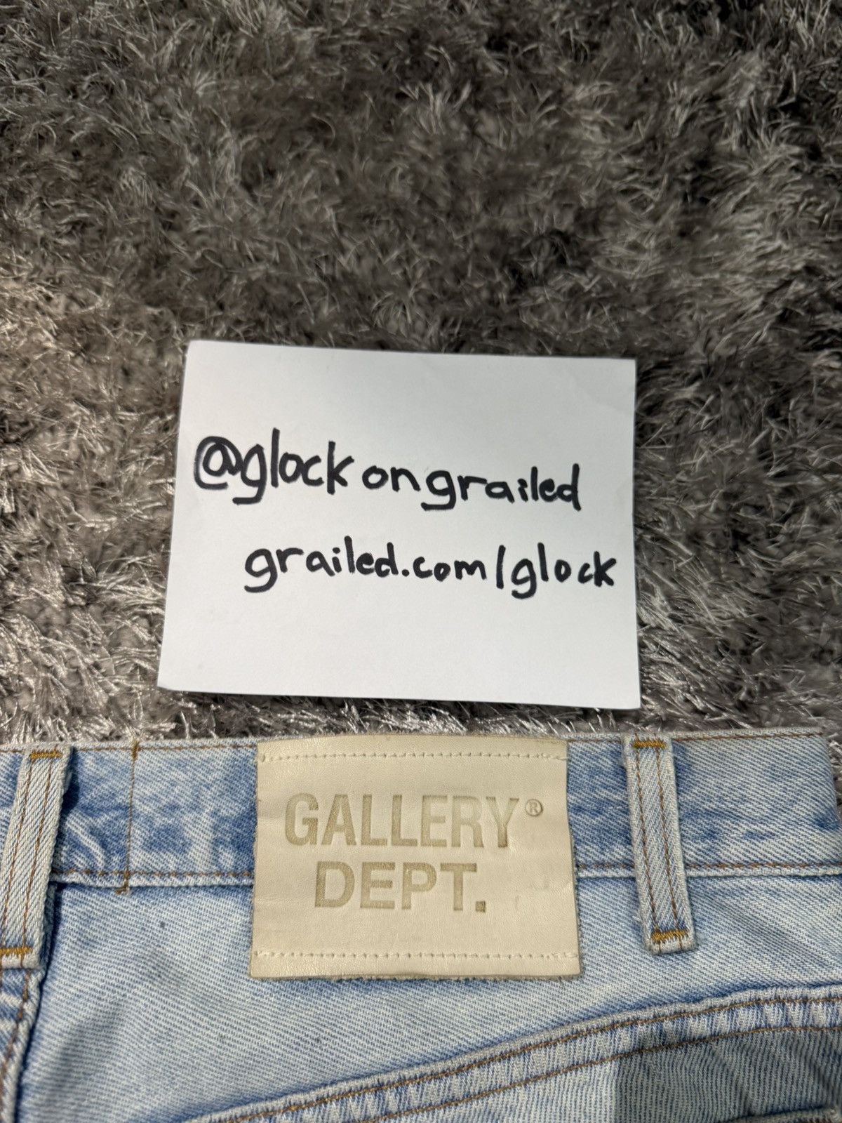 Gallery Dept. Gallery Dept Super Flooded G Patch Levi’s Denim Size 31x34 Size US 31 - 18 Thumbnail