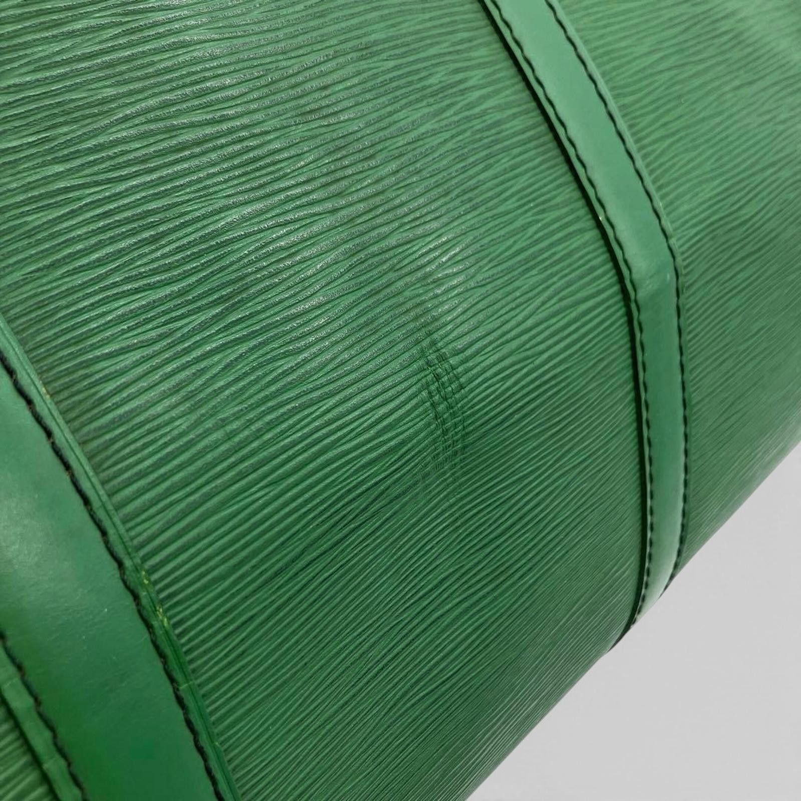 Louis Vuitton Louis Vuitton - Green Keepall 60 Travel Bag Size ONE SIZE - 8 Thumbnail