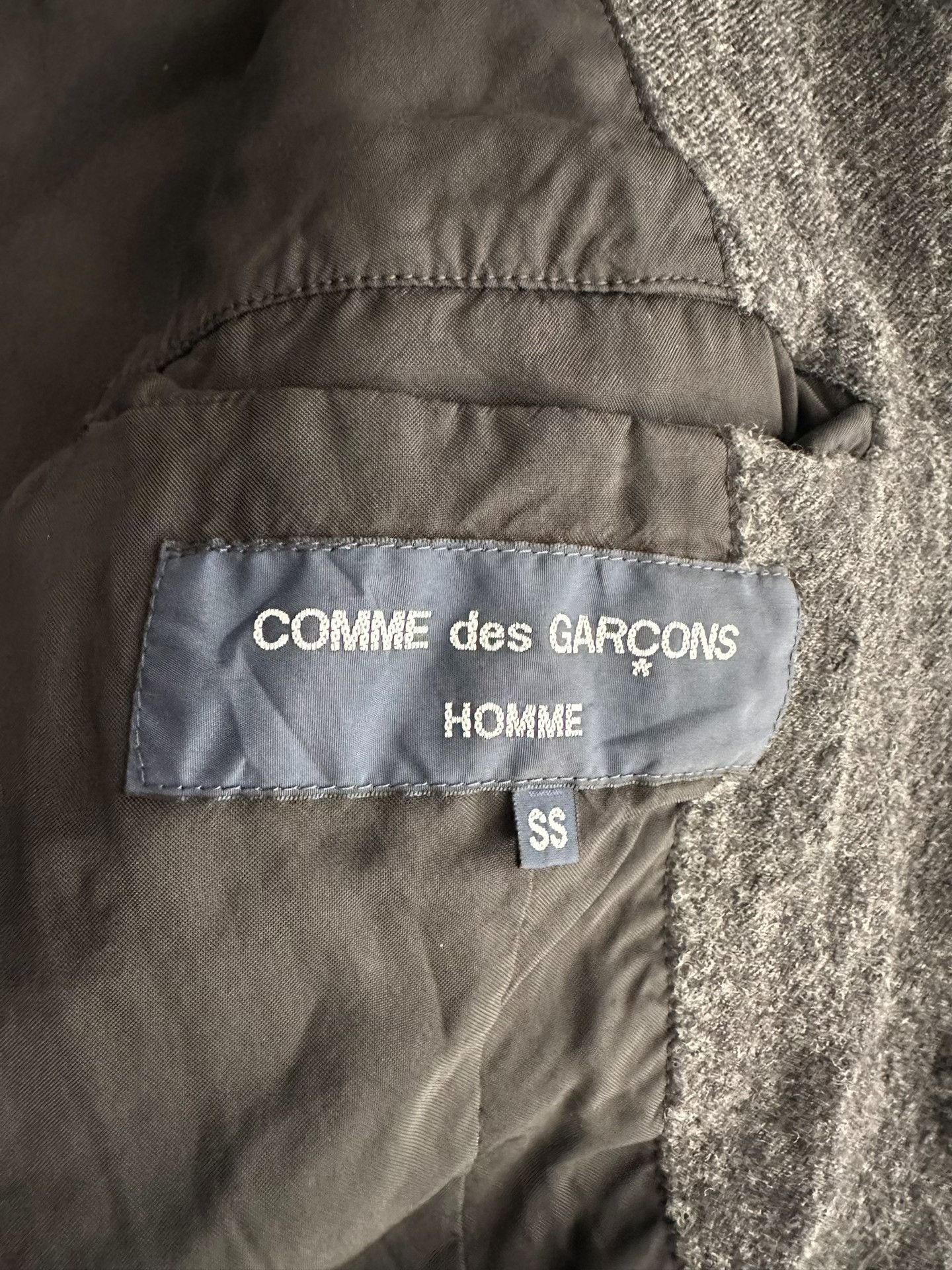 Comme des Garcons Comme des Garcons Wool fur-lined suit jacket| Size XS / US 0-2 / IT 36-38 - 8 Thumbnail