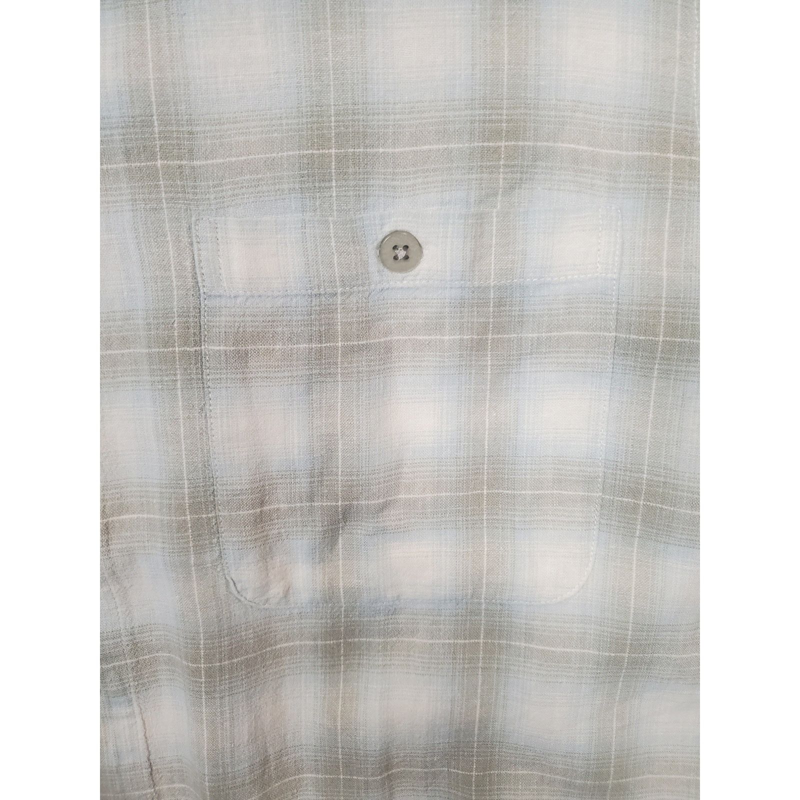 Other Men's Marc Edwards Green And White Linen Button Up Shirt XL Size US XL / EU 56 / 4 - 7 Thumbnail