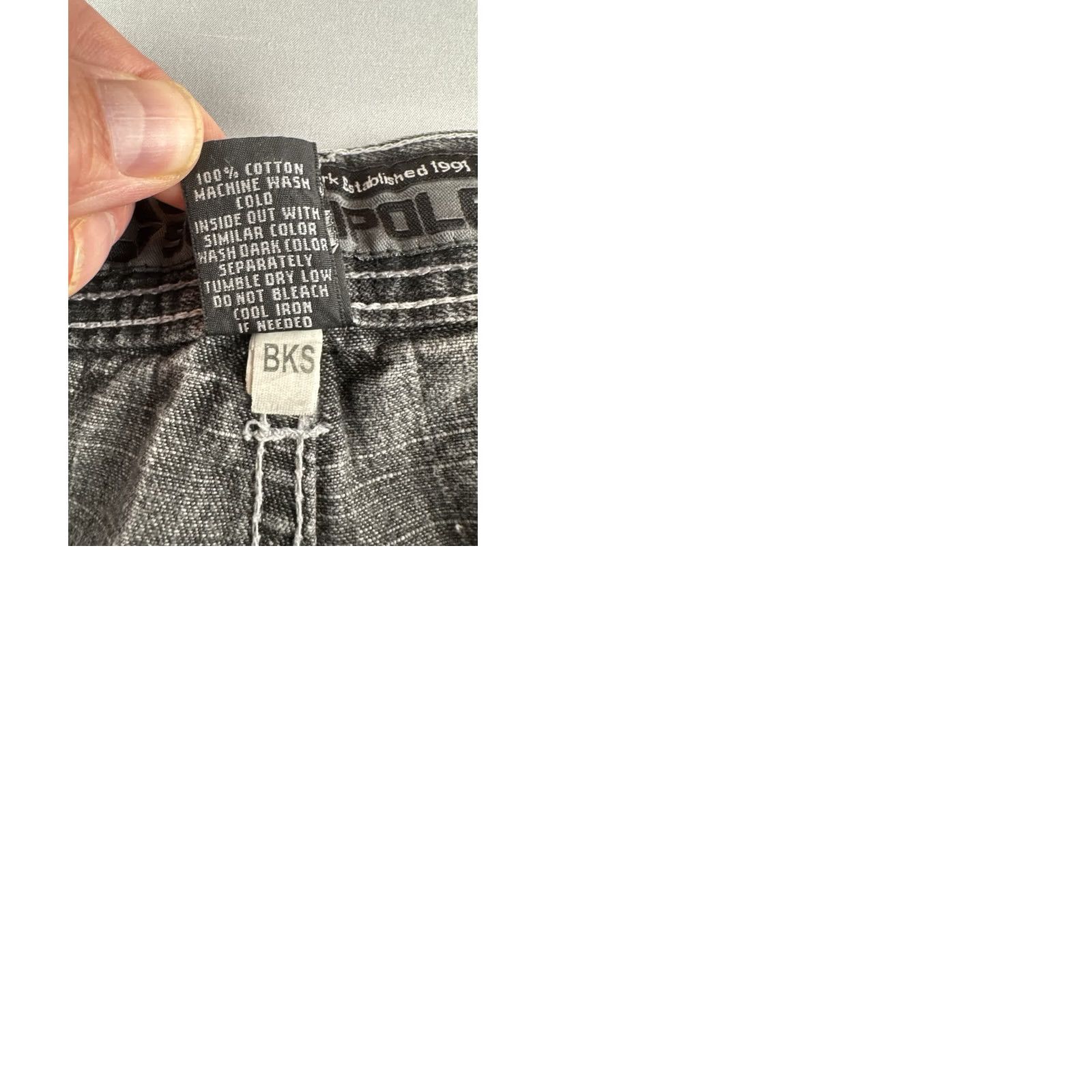 Southpole VINTAGE Southpole Jeans 32x30 Black Washed Baggy Denim 90s Hip Hop Streetwear Men Size US 32 / EU 48 - 11 Thumbnail