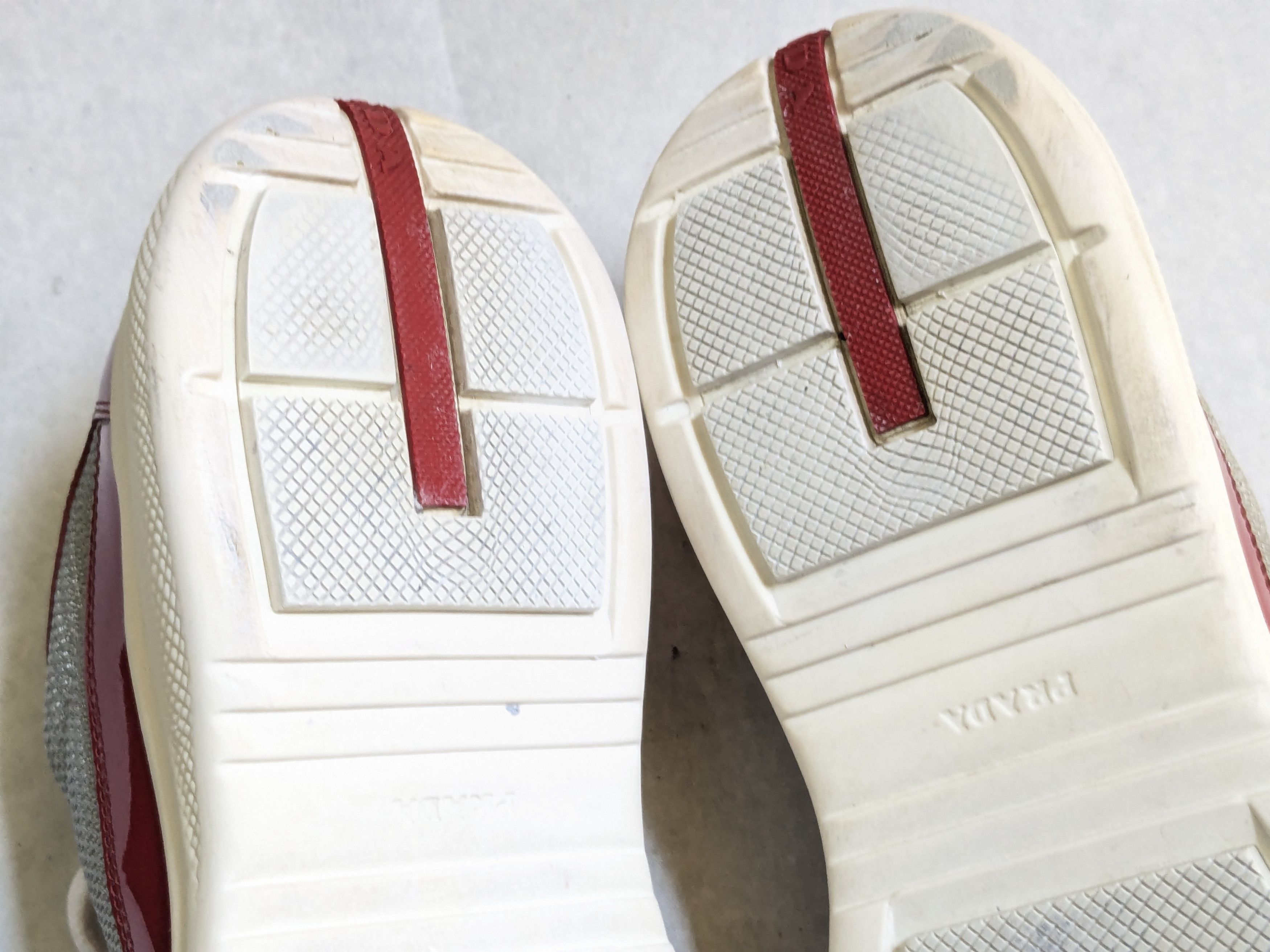 Prada Prada America's Cup Sneakers Red Patent Leather 11.5 White Size US 11.5 / EU 44-45 - 17 Thumbnail