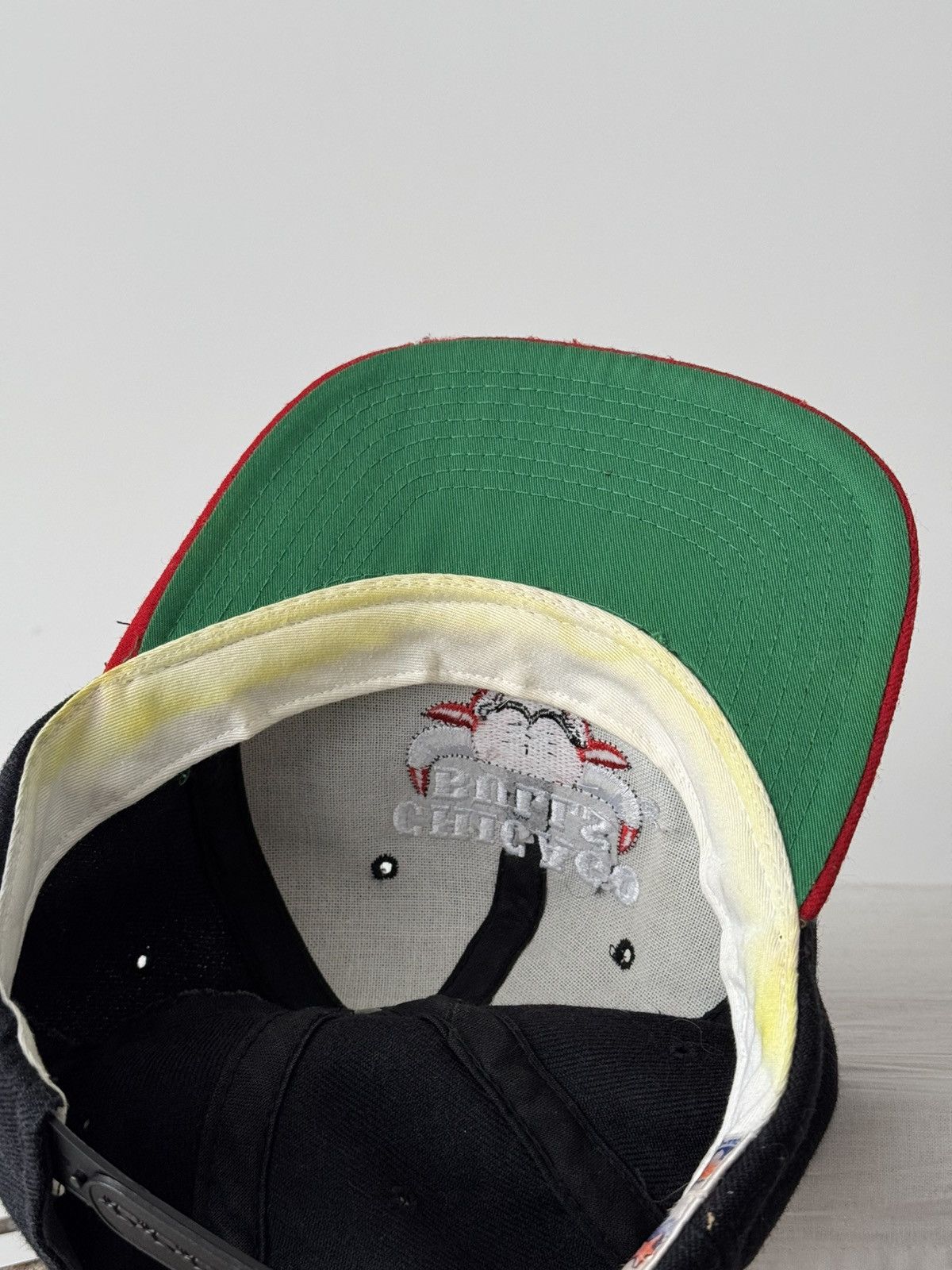 NBA × Vintage Vintage 90s NBA Chicago Bulls by Starter Wool Snapback Cap Size ONE SIZE - 6 Thumbnail