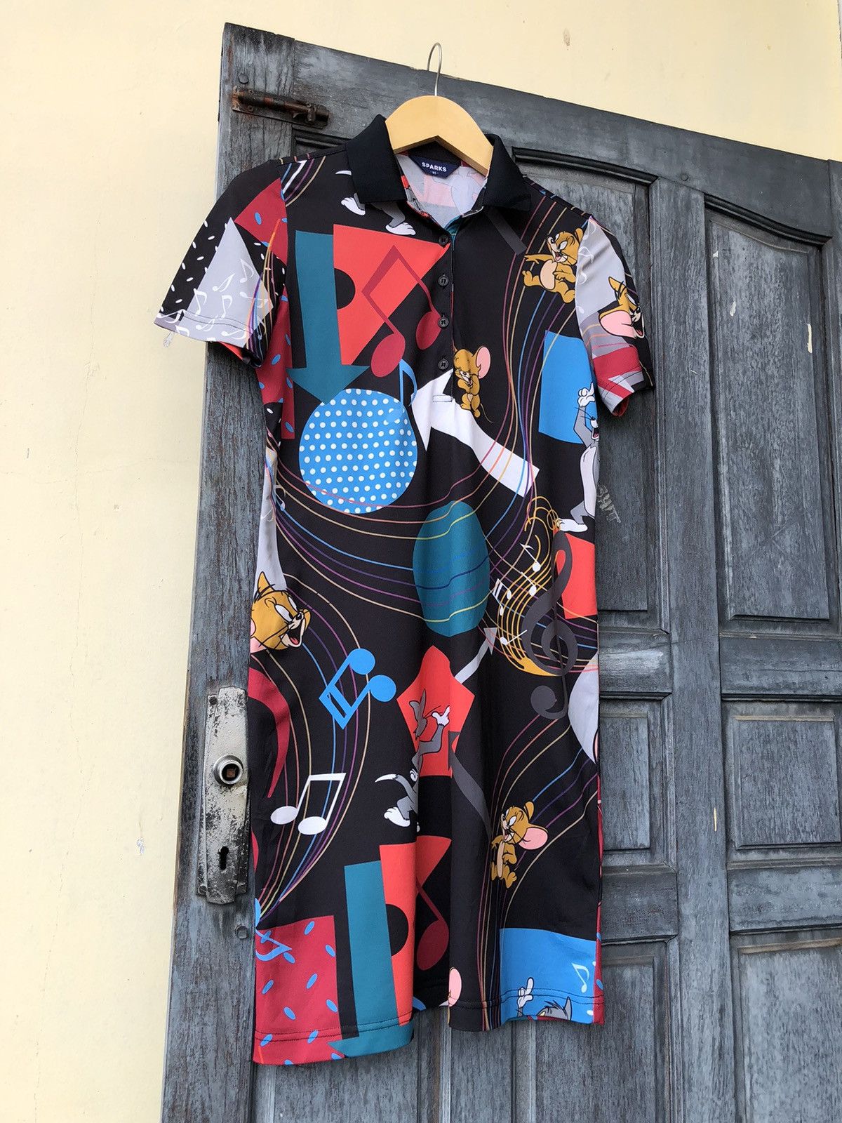 Japanese Brand Sparks Japan Tom and Jerry Cartoon Disney All Over Print Size XXL / US 16-18 / IT 52-54 - 3 Thumbnail