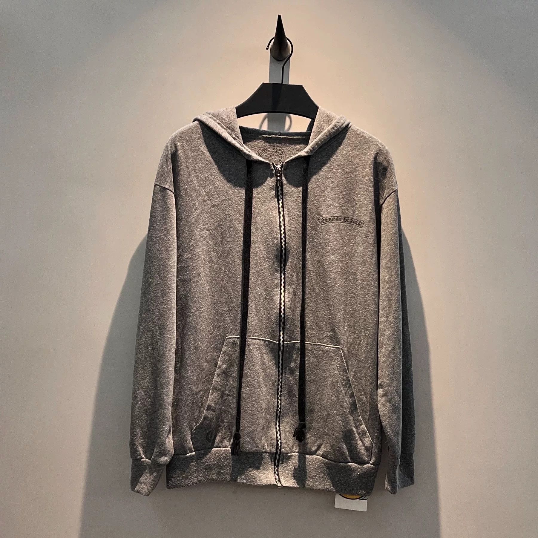 Chrome Hearts chrome hearts gray zip-up hoodie Size US L / EU 52-54 / 3 - 1 Thumbnail