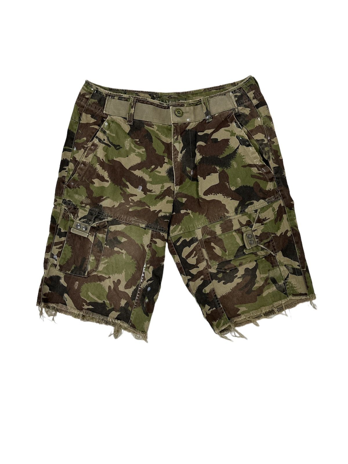 Armani Exchange Armani Exchage Short Pant Camoflage Cargo Pant Size US 31 - 1 Thumbnail