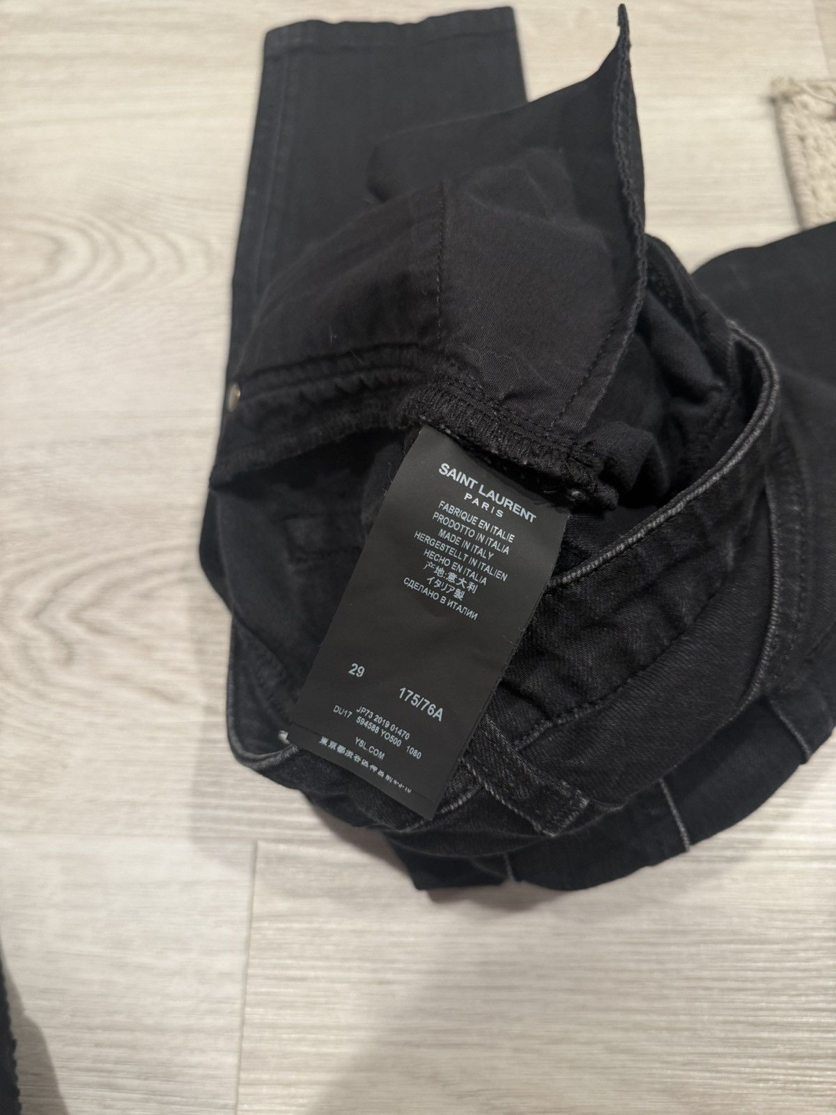 Saint Laurent Paris f/w 2019 skinny jeans!! Size US 28 / EU 44 - 7 Thumbnail
