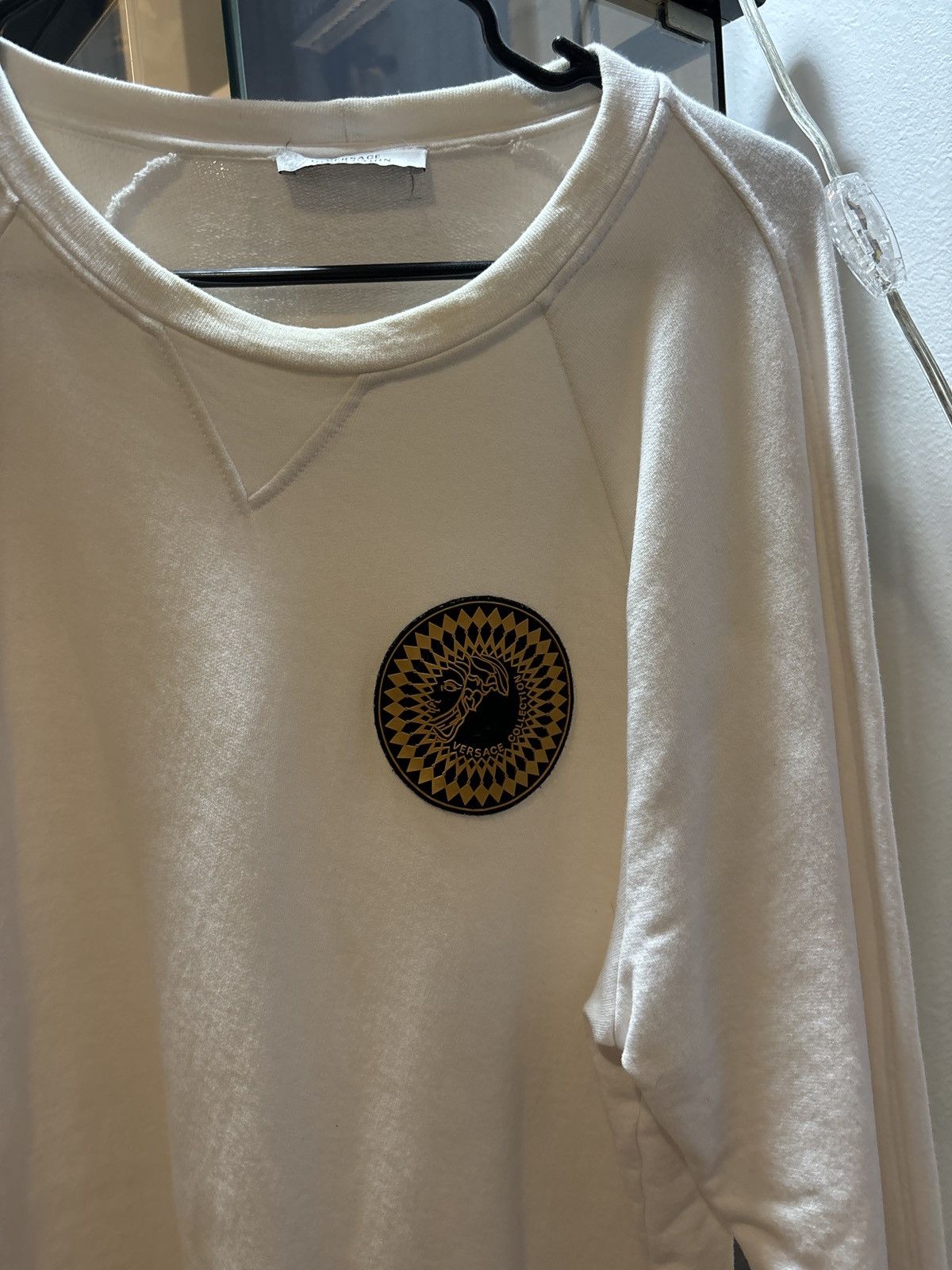 Versace Versace collection Sweater White Size US L / EU 52-54 / 3 - 2 Thumbnail