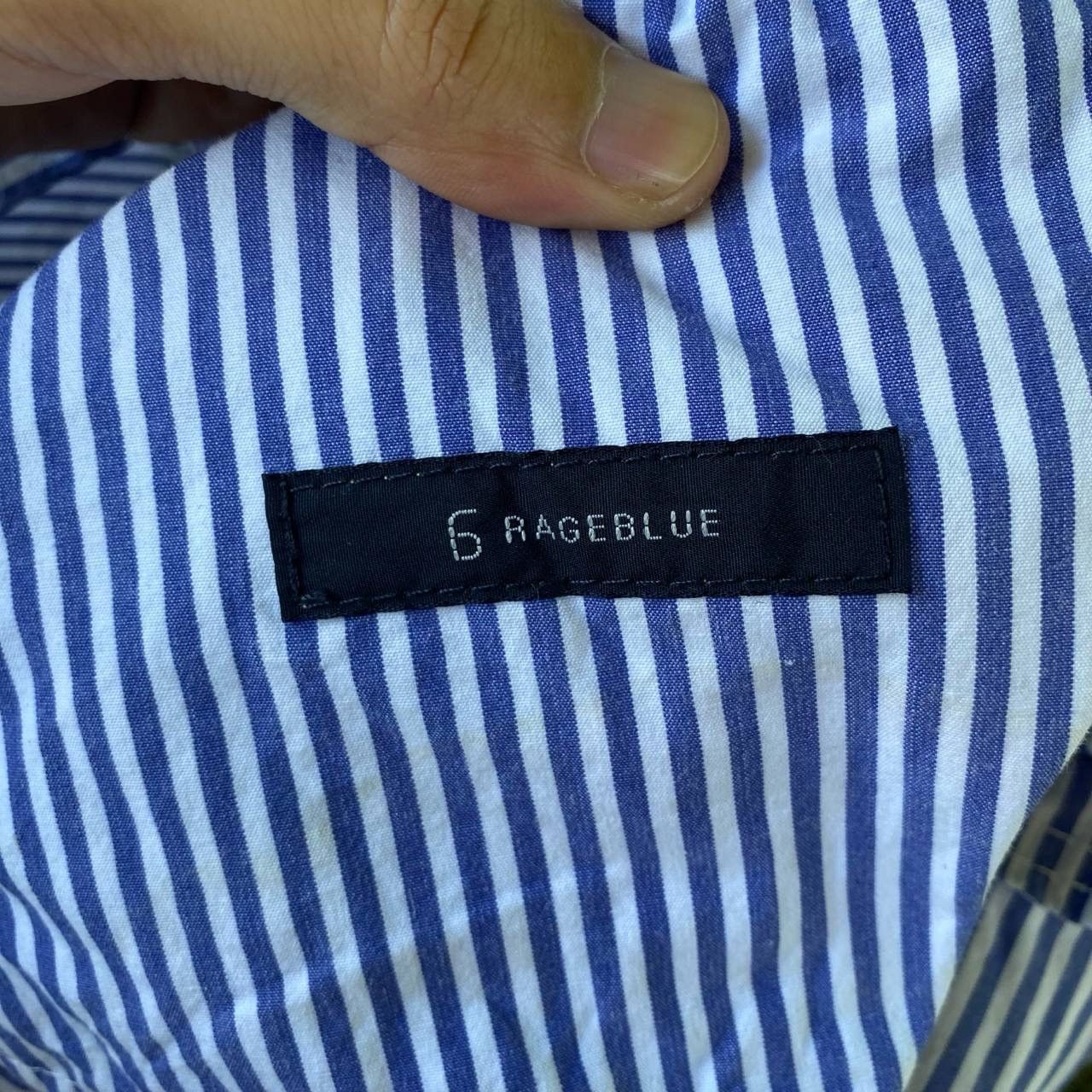 Japanese Brand × RAGEBLUE Vtg Rage Blue Hickory Stripes Type 3 Jacket Size US M / EU 48-50 / 2 - 8 Thumbnail