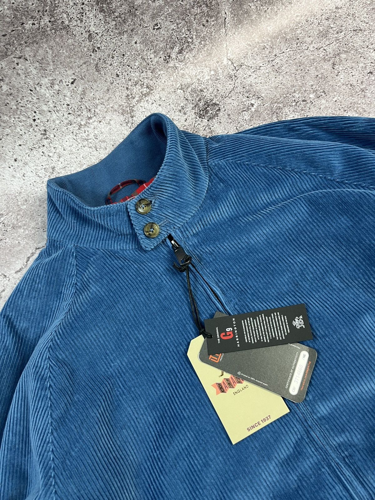 Baracuta G9 Corduroy Deep Water Size US L / EU 52-54 / 3 - 8 Thumbnail