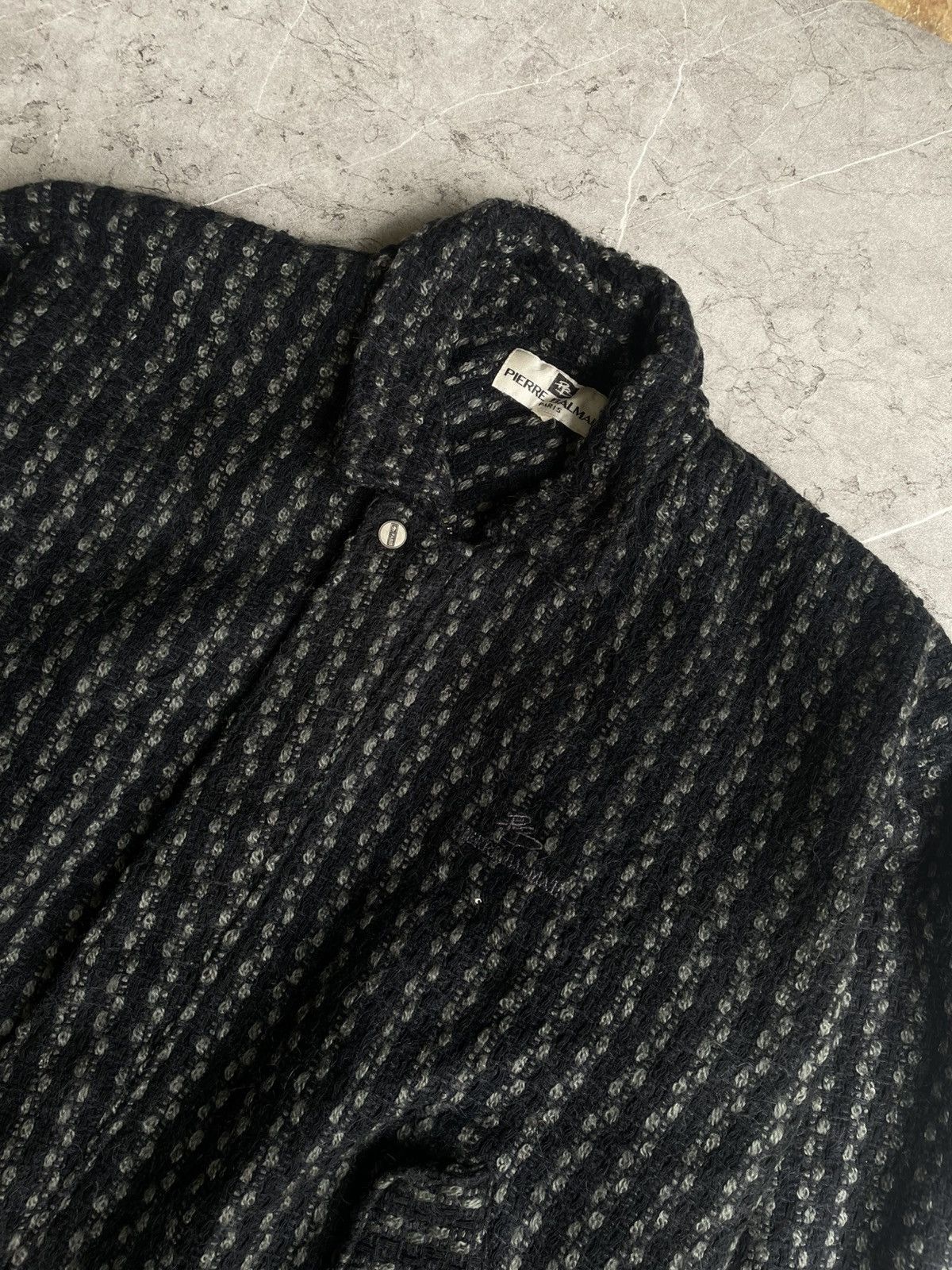 Balmain 🔥WOOL🔥 Vintage Pierre Balmain Wool Quilted Jacket Size US L / EU 52-54 / 3 - 3 Thumbnail