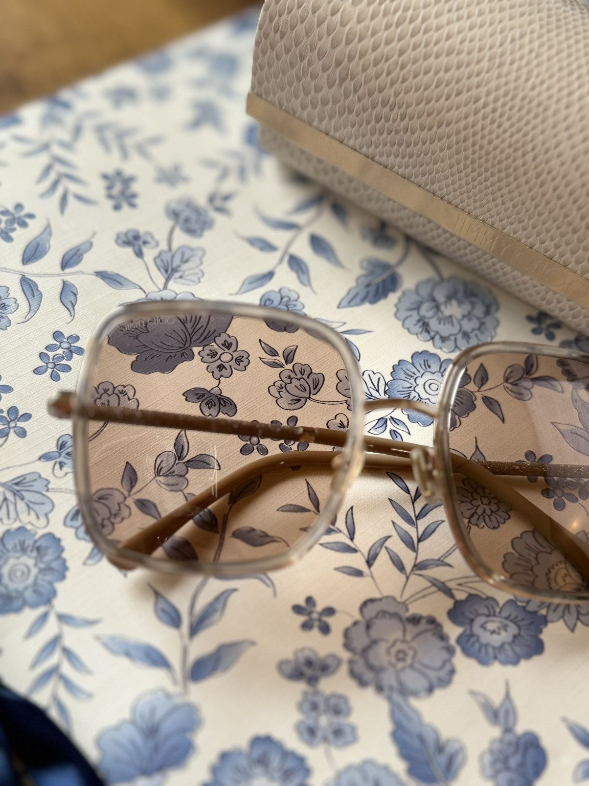 Jimmy Choo Jimmy Choo Sunglasses with sparkles Size ONE SIZE - 5 Thumbnail