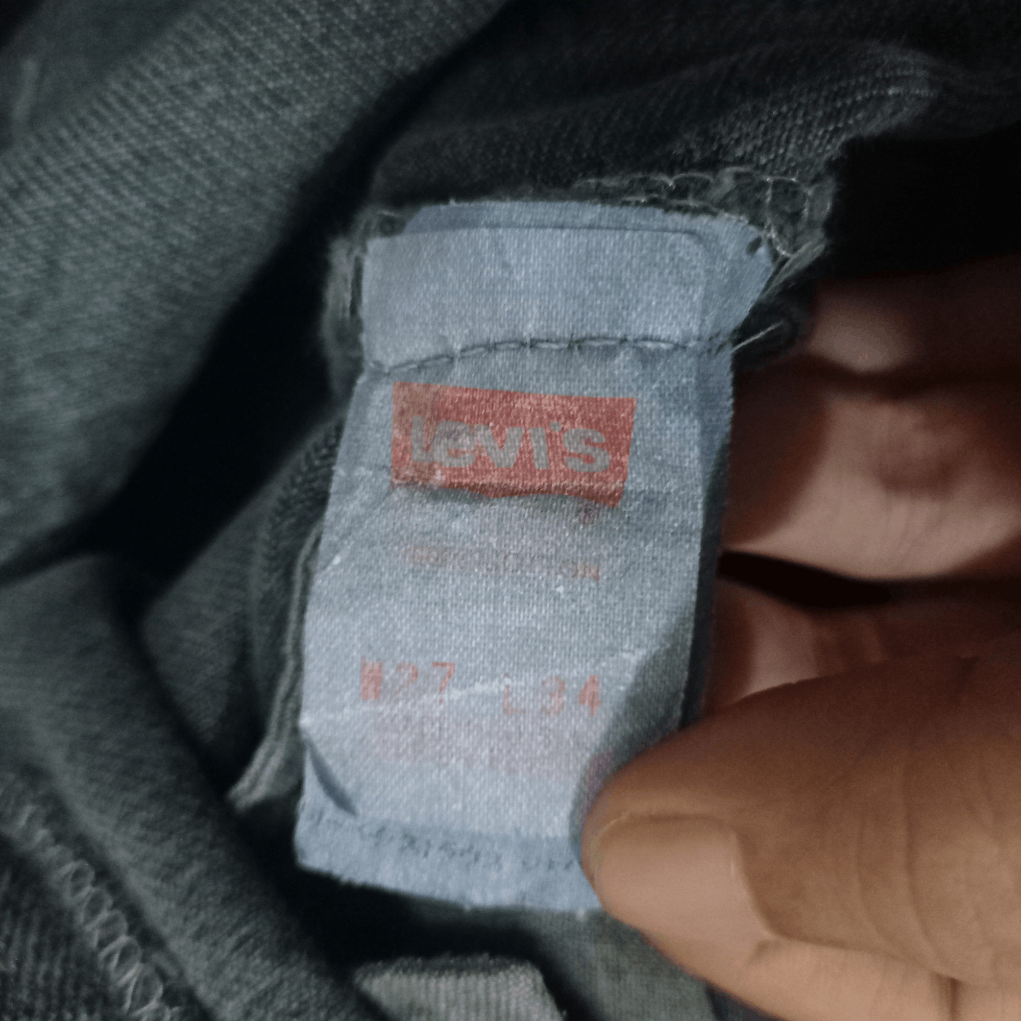 Levi's × Levi's Vintage Clothing SALES🔥Vintage 90s Levis 501 Grey Mud Wash Distressed Jeans Size US 27 - 8 Thumbnail