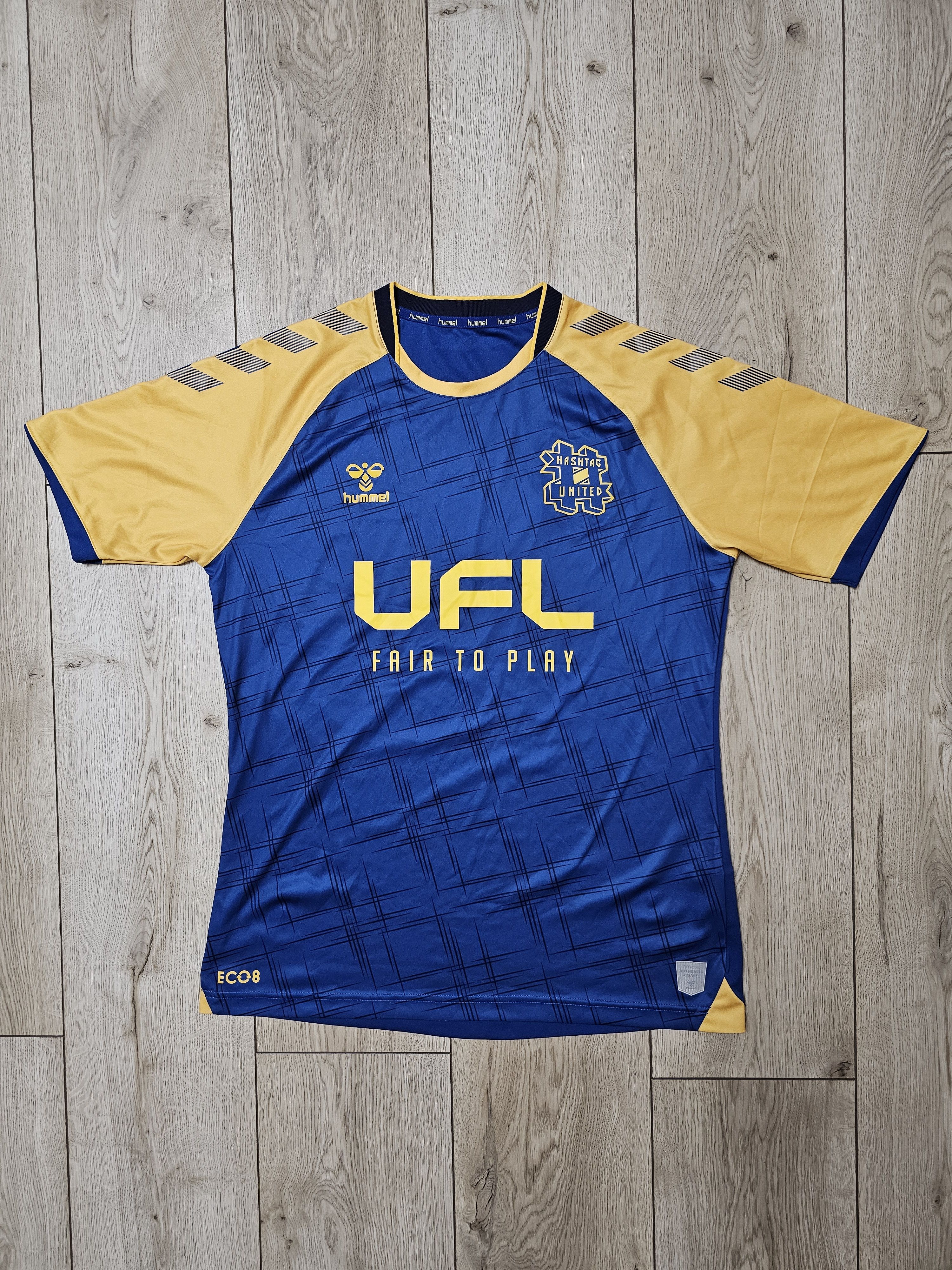 Hummel HASHTAG UNITED 2020 2021 FOOTBALL ENGLAND SOCCER JERSEY Size US M / EU 48-50 / 2 - 1 Thumbnail