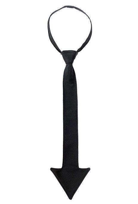 Japanese Brand × Vintage Avant garde fashion arrow neck tie with zip Size ONE SIZE - 2 Thumbnail