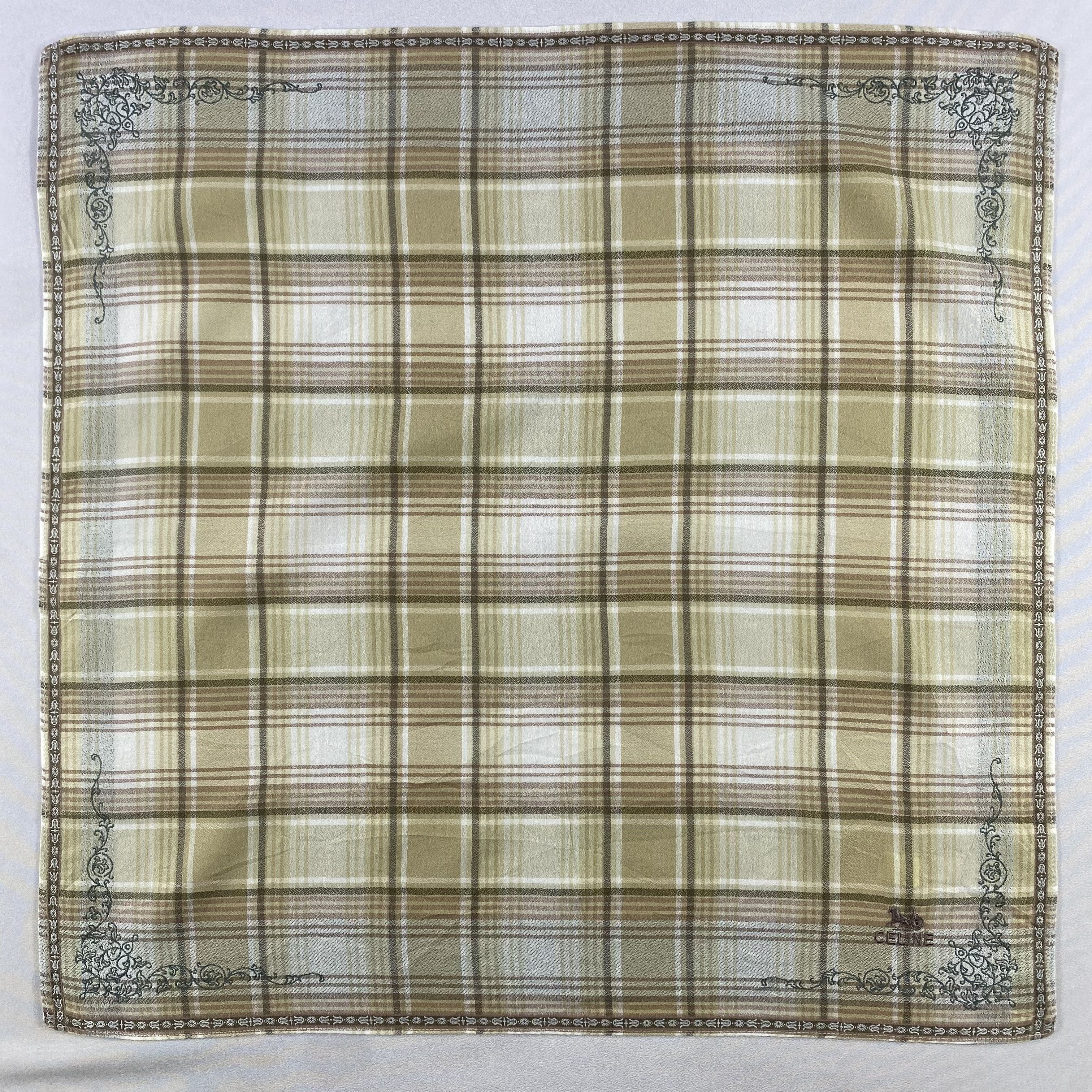 Celine × Vintage Celine Bandana/ Handkerchief / Neckerchief Size ONE SIZE - 1 Thumbnail