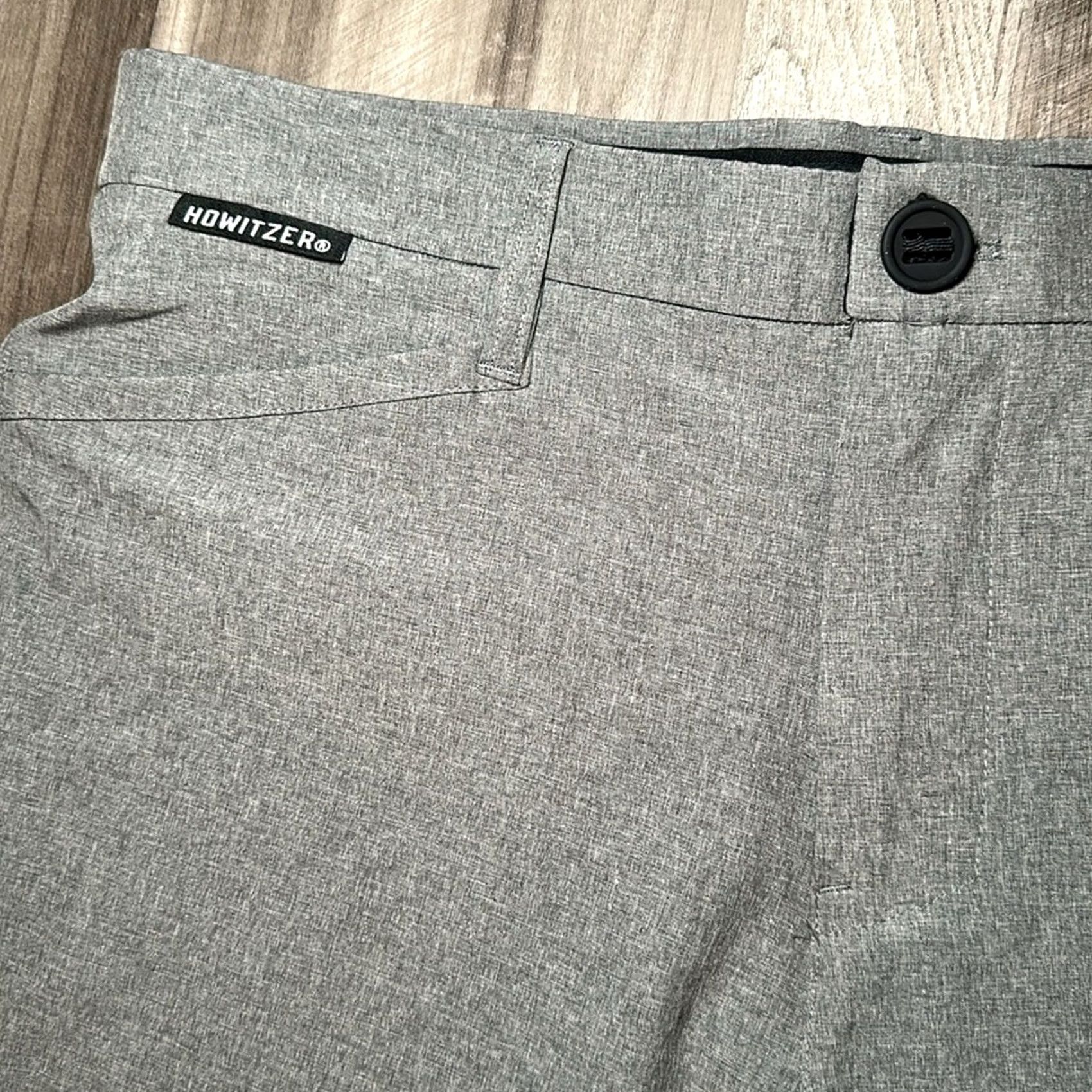 Vintage Howitzer Patriot Hybrid Performance Shorts Shirt Men 32 Gray NWOT Regular Chino 92% Polyester 8% Spandex 35 Inseam 8" 19" Long Mens Size US 32 / EU 48 - 5 Thumbnail