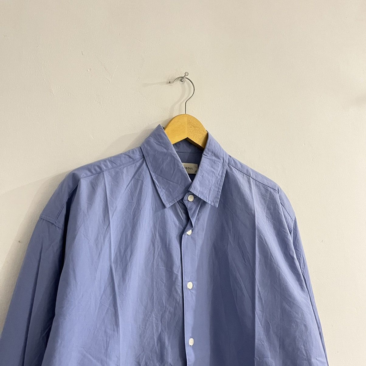 Japanese Brand knock seoul - basic ls button up shirt Size US L / EU 52-54 / 3 - 3 Thumbnail