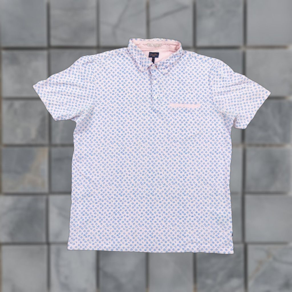 Vintage Vintage Goodman Polo Shirt Men’s Medium Pink Floral Short Sleeve Collared All Seasons Size US M / EU 48-50 / 2 - 1 Thumbnail