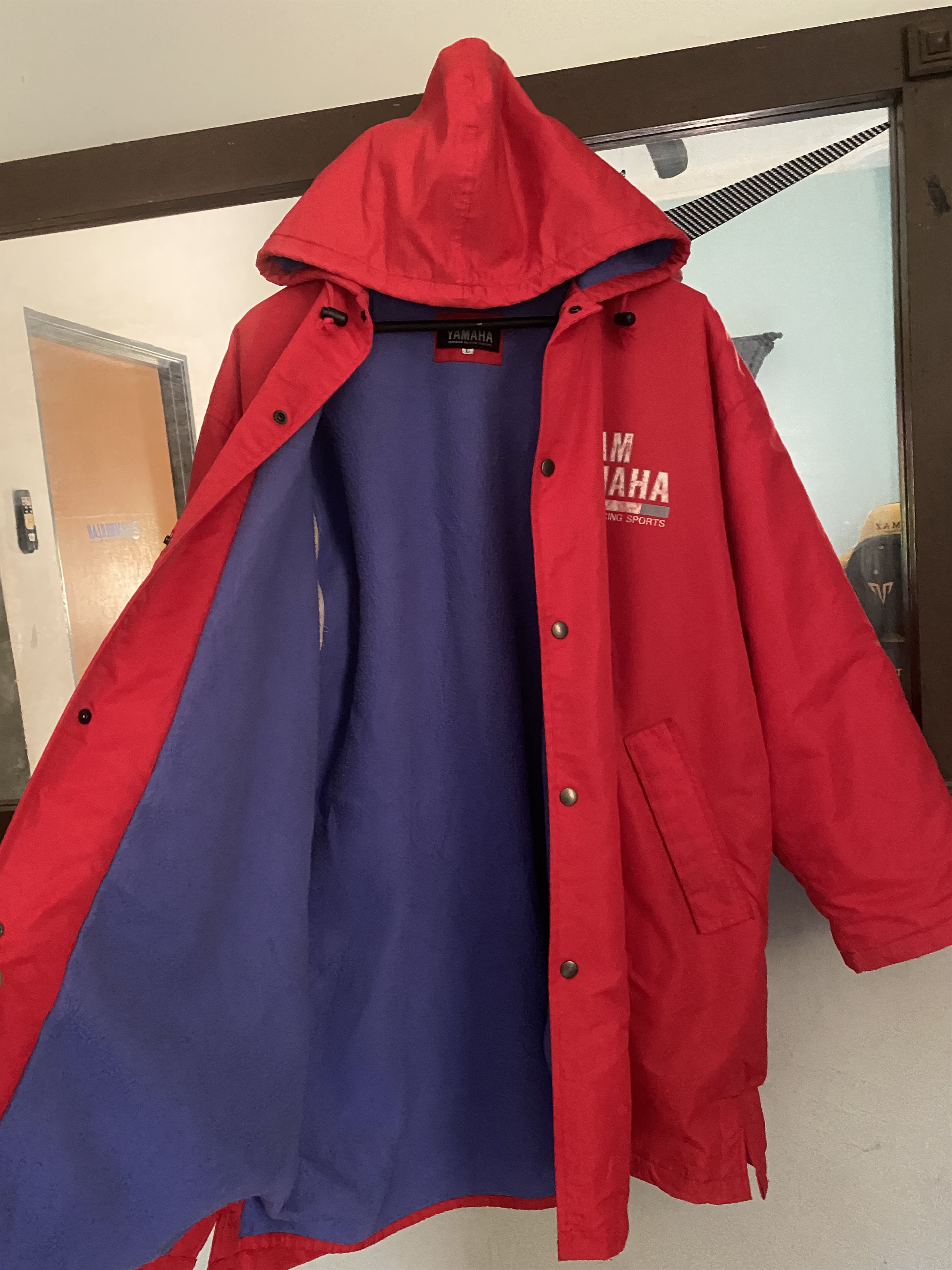 Vintage × Yamaha Vintage Yamaha Racing Sports Button Hoodie Jacket Size US L / EU 52-54 / 3 - 4 Thumbnail