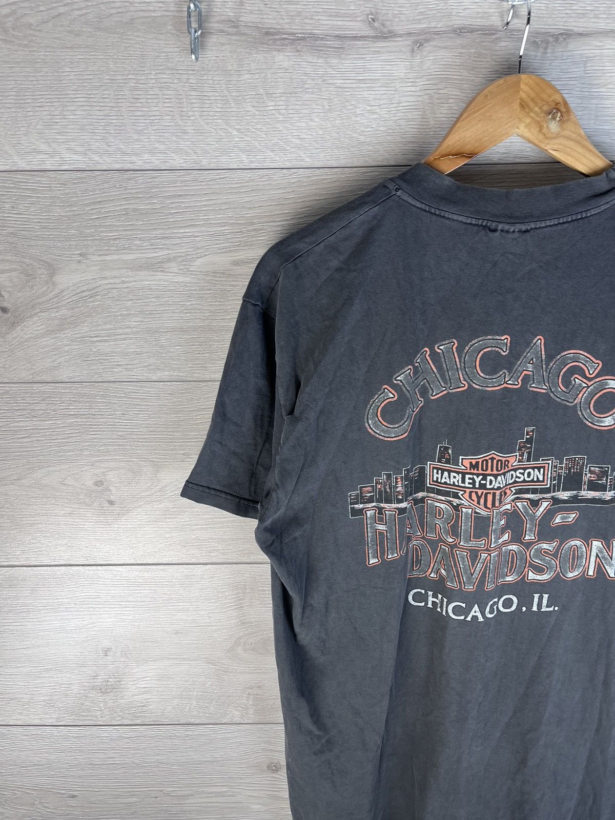 Harley Davidson Vintage men's T-shirt merch Harley-Davidson 98s made in Usa Size US L / EU 52-54 / 3 - 10 Thumbnail