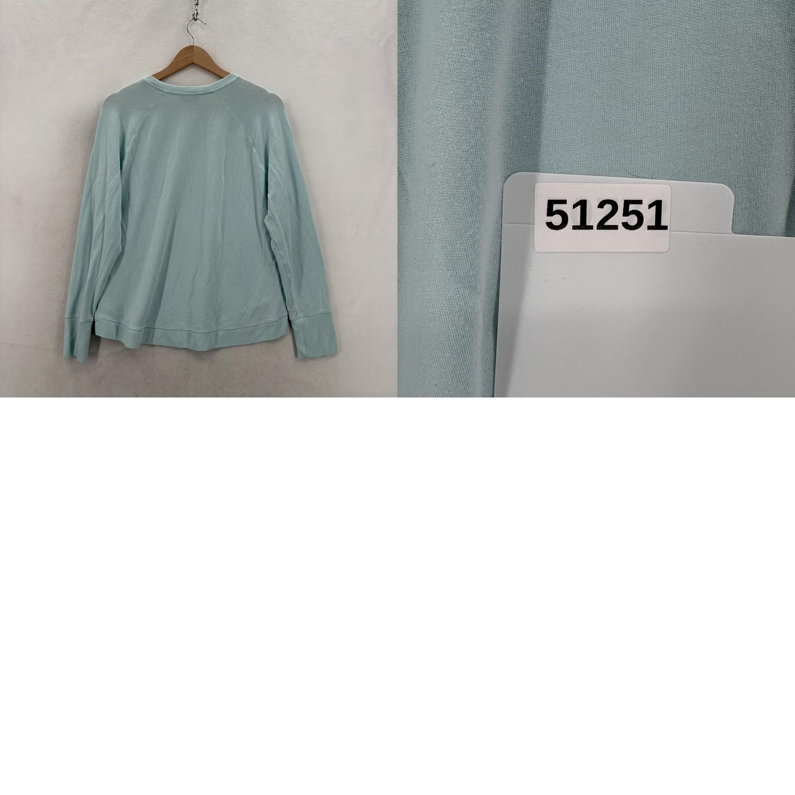 Athleta Athleta Mindset Sweatshirt Womens Large Blue Modal Raglan Lightweight Pullover Size L / US 10 / IT 46 - 9 Thumbnail