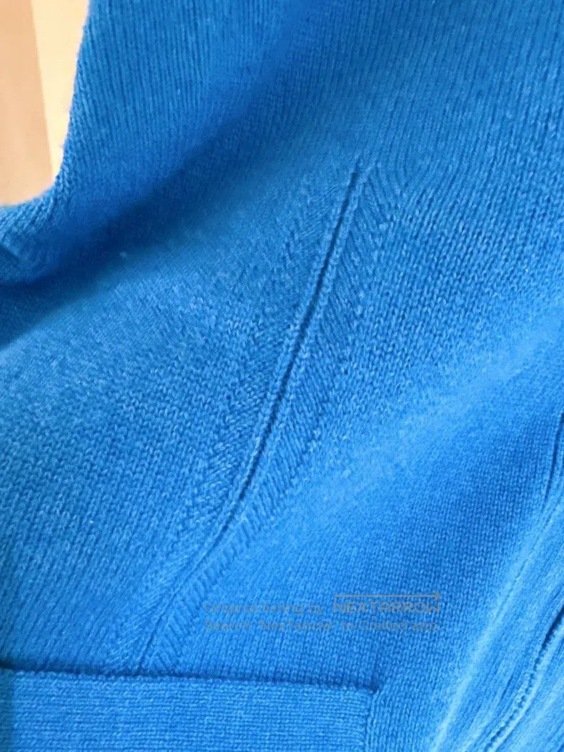 Hermes Hermes Blue knitted cardigan Size XS / US 0-2 / IT 36-38 - 4 Thumbnail