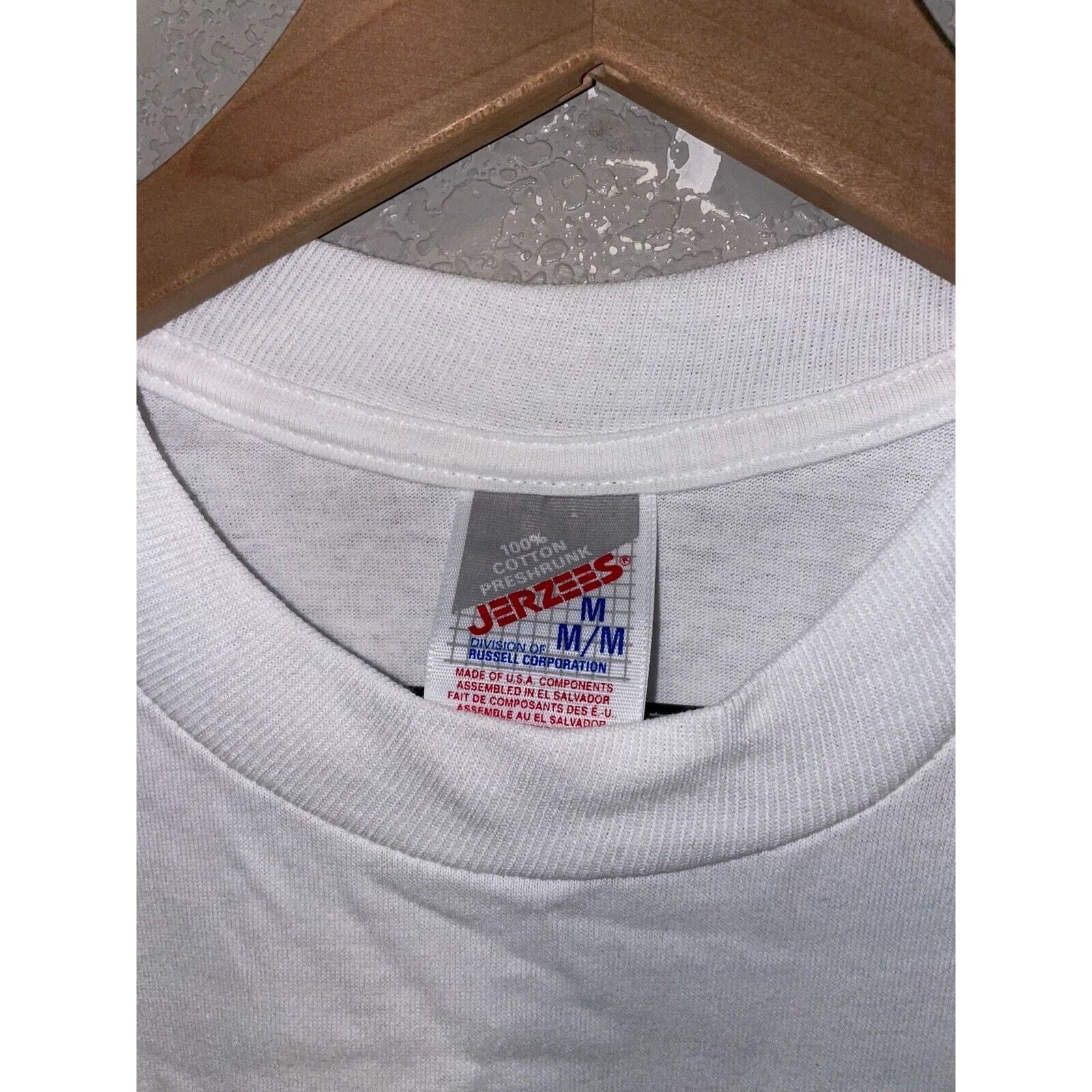 Jerzees Vintage Montana Shirt Gallatin Bike Ride White M Tee Size US M / EU 48-50 / 2 - 8 Thumbnail