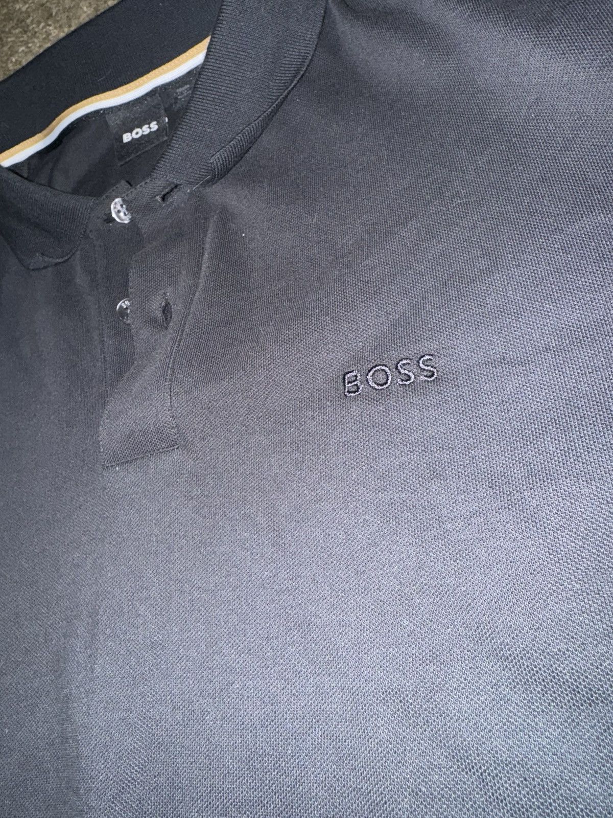 Hugo Boss Hugo Boss Black Polo Size US L / EU 52-54 / 3 - 2 Thumbnail
