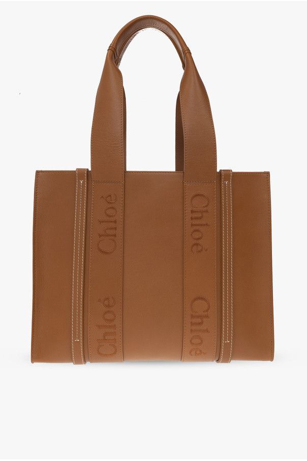 Chloe Oc11Z0525 Size: Os / Woody Tote Bag In Brown, Women's