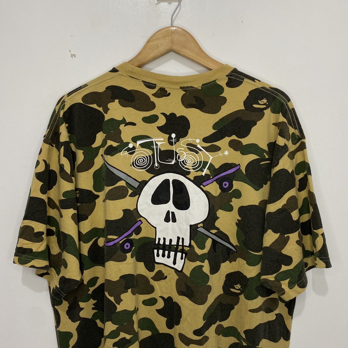 Bape × Stussy Bape x Stussy 30th Anniversary 1st Camo Tee Size US XL / EU 56 / 4 - 6 Thumbnail