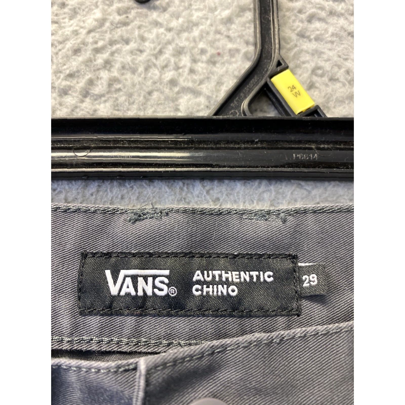 Vans VANS Chino Pants Men's 29 Gray Relaxed Fit Double Knee Casual Skater Size US 29 - 3 Thumbnail