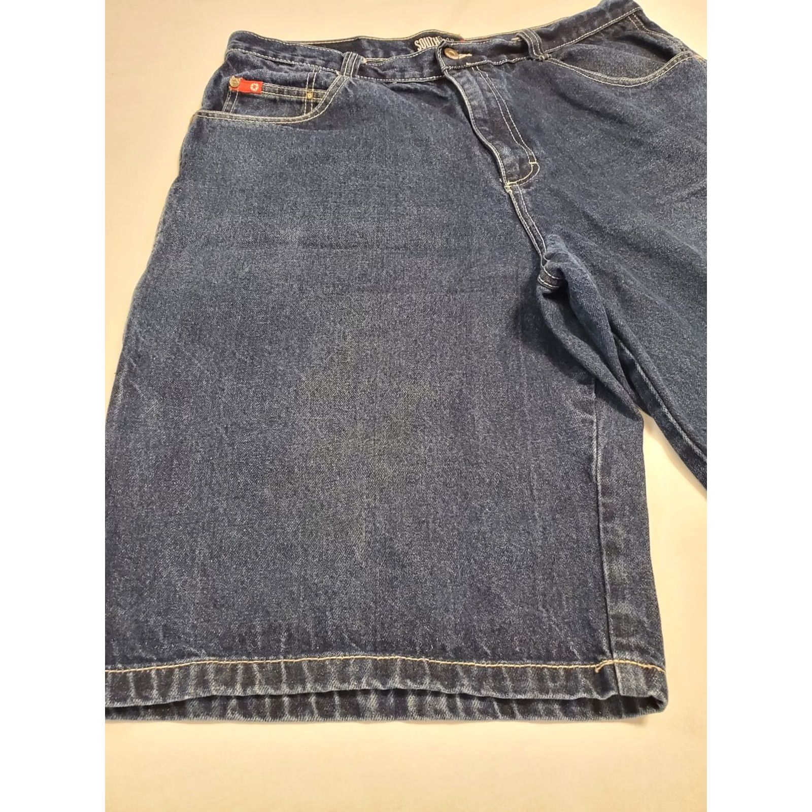 Southpole VINTAGE Southpole Jean Shorts Men's 38 Dark Blue Hip Hop Jorts Baggy Dad 90s Y2K Size US 38 / EU 54 - 2 Thumbnail
