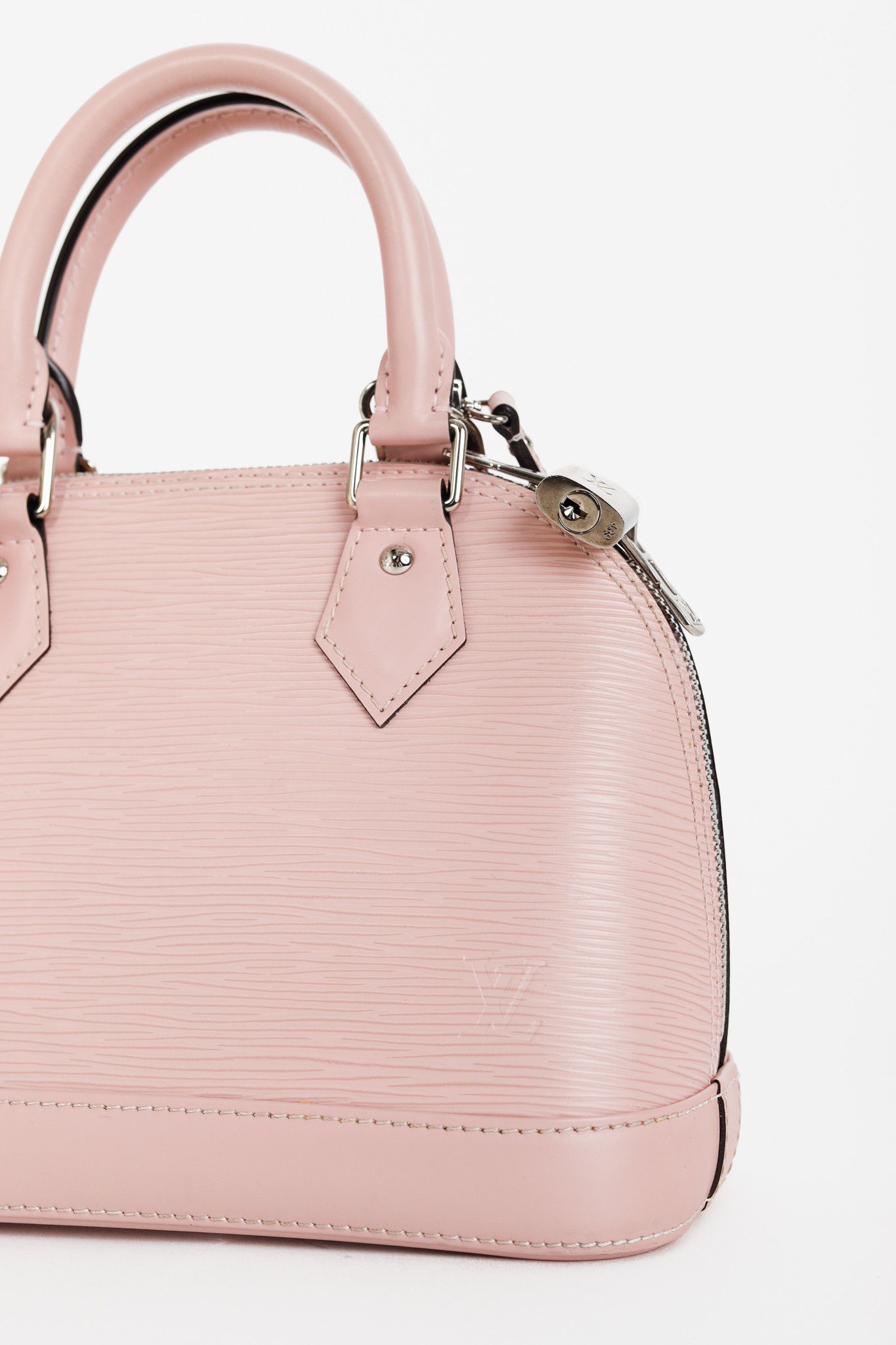 Louis Vuitton Louis Vuitton Alma BB Rose Ballerine Epi Leather Tote Bag Size ONE SIZE - 8 Thumbnail