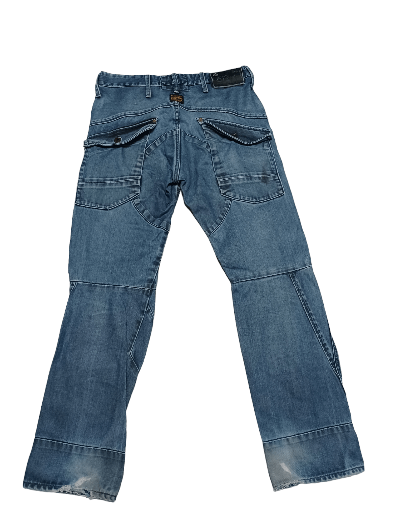 G-Star DIRTY G STAR RAW MULTIPOCKET CARGO MILITARY AVANTGARDE JEANS Size US 30 / EU 46 - 2 Thumbnail