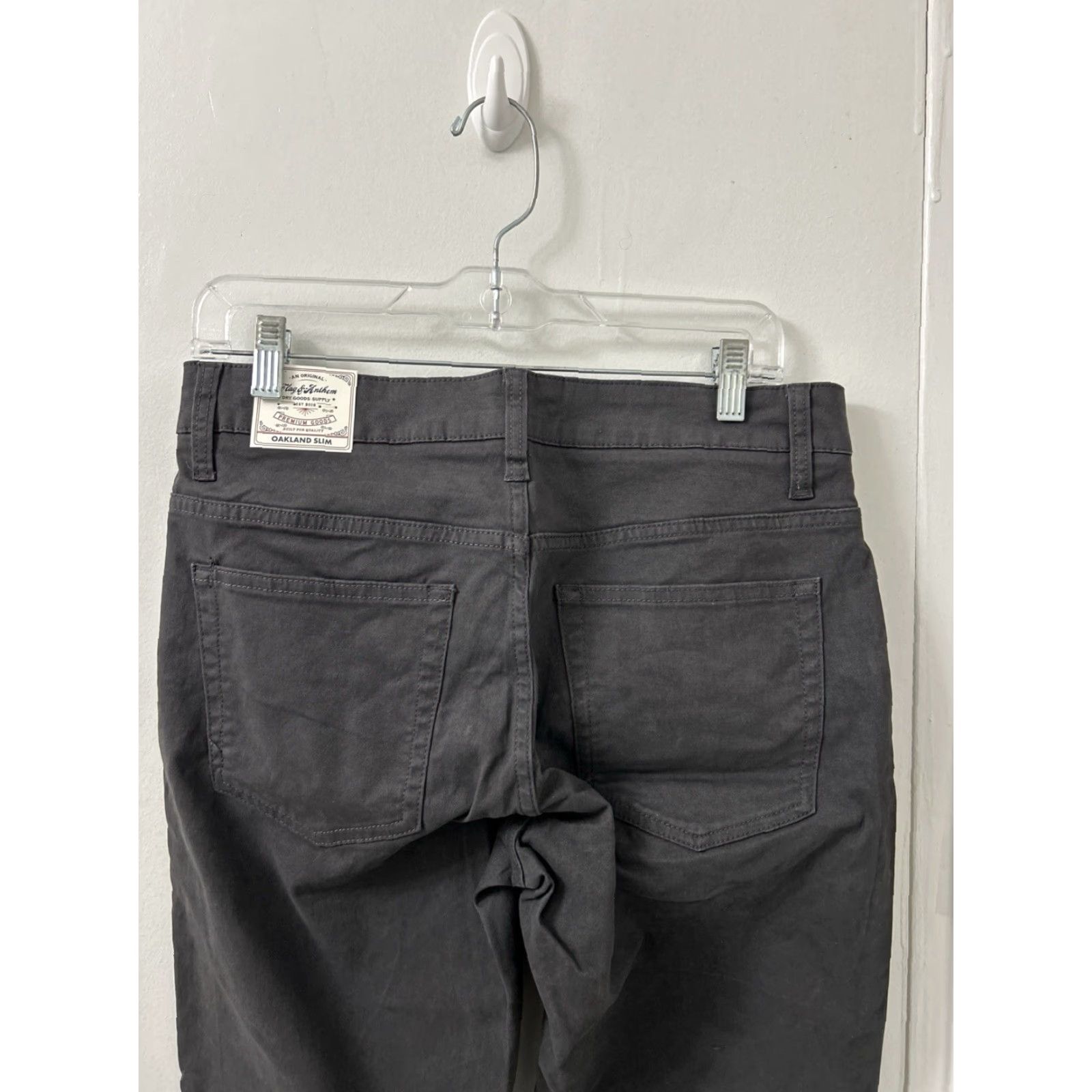 Flag & Anthem Flag & Anthem Wallburg Oakland Slim Chino Pants Mens 30x30 Gray Size US 30 / EU 46 - 7 Thumbnail