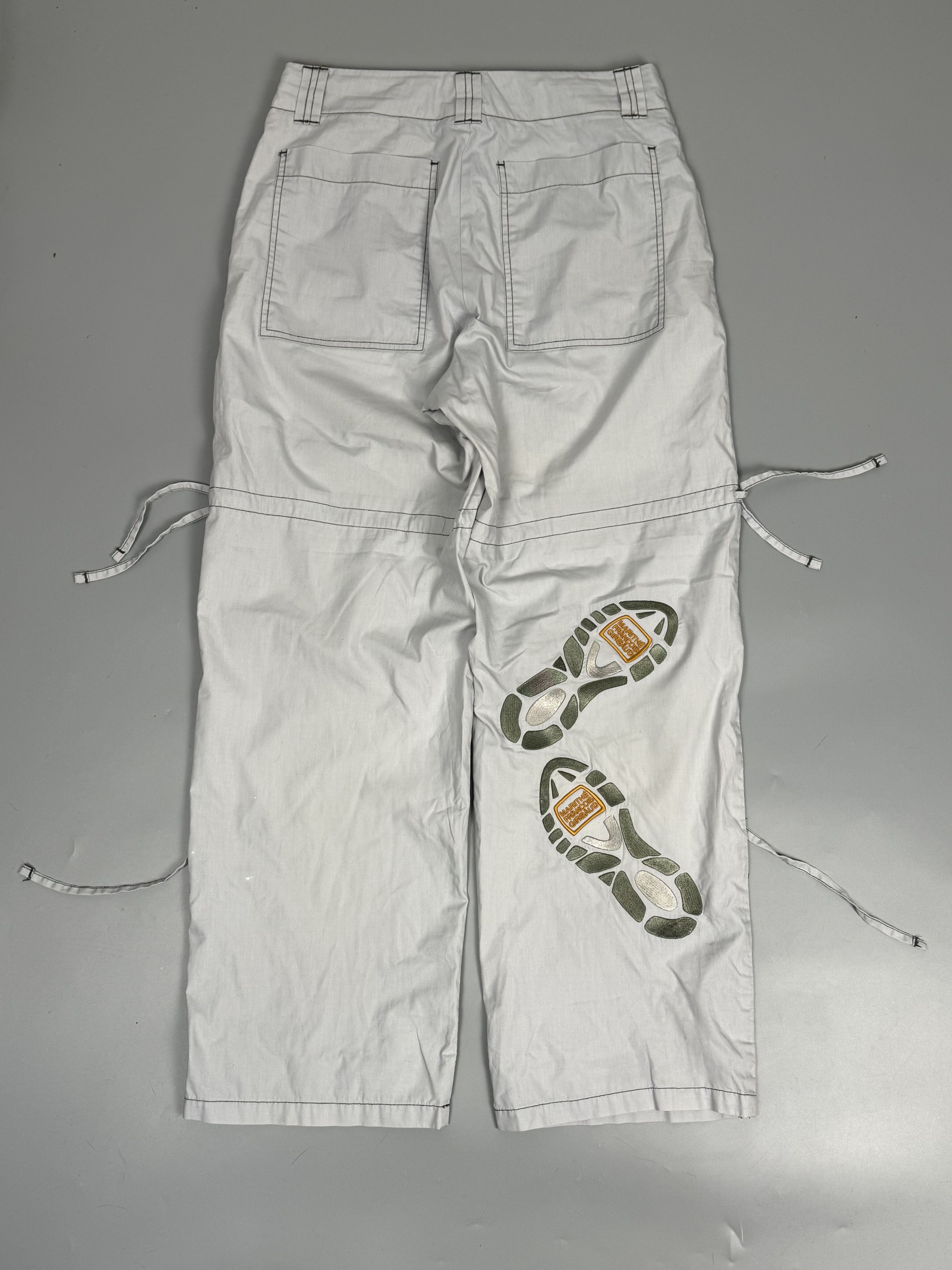 Marithe + Francois Girbaud Vintage baggy parachute MFG printed cargo pants Size US 29 - 1 Thumbnail