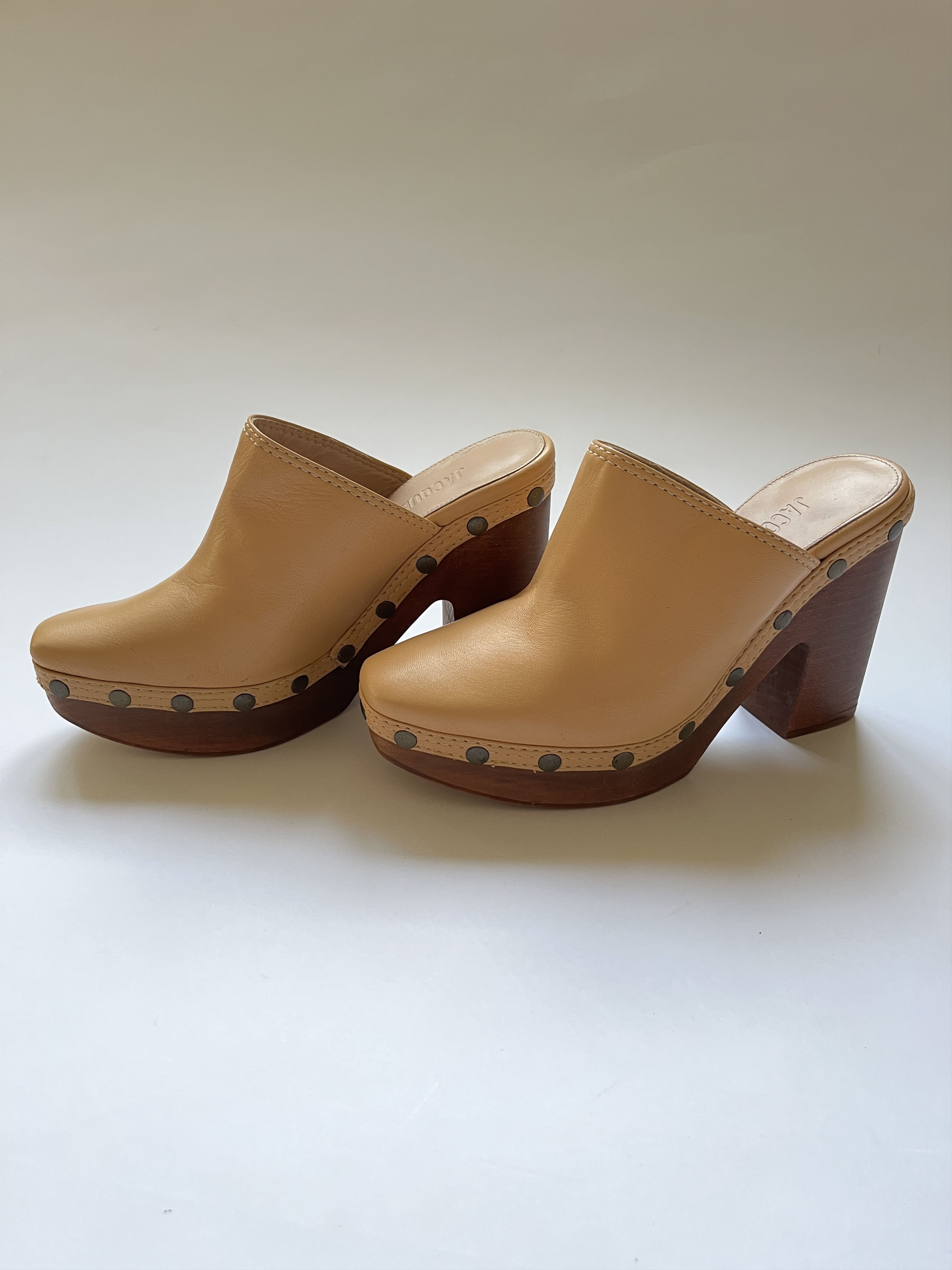 Jacquemus ⚡️QUICK SALE⚡️Jacquemus Beige Les Sabots Leather Clogs Size US 7 / IT 37 - 3 Thumbnail