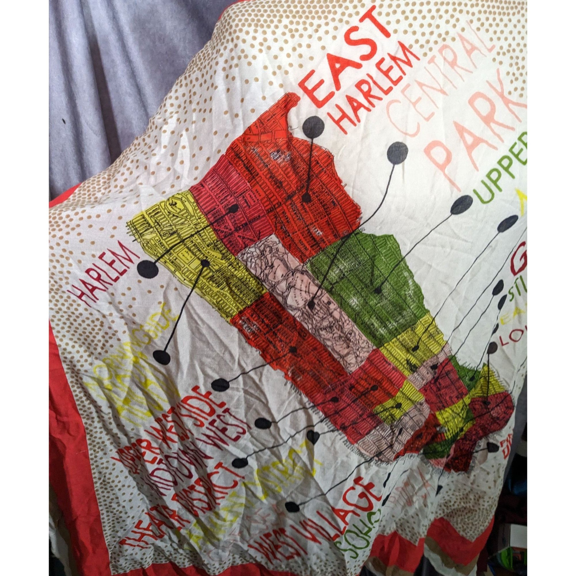 Madewell Madewell New York Map Printed Scarf/Shawl Size ONE SIZE - 10 Thumbnail