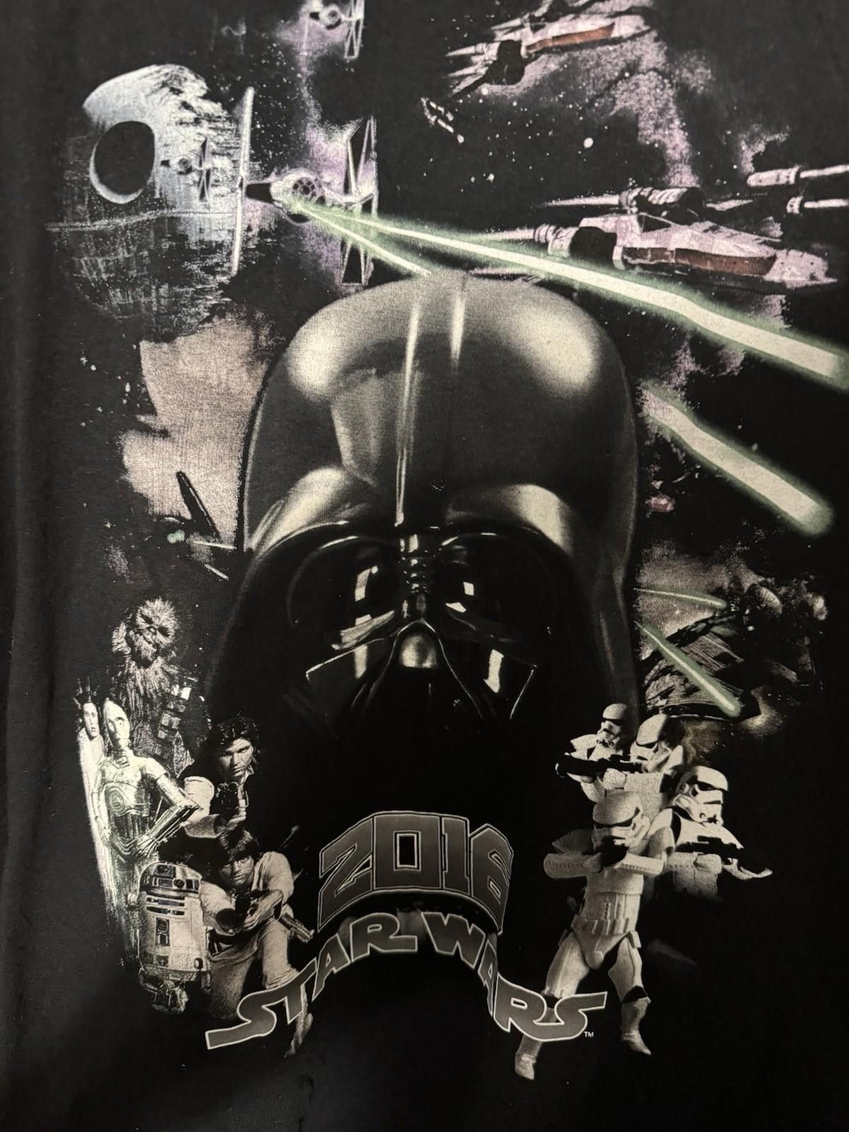 Star Wars Star Wars 2016 Darth Vader T Shirt Men's Size XL Black Size US XL / EU 56 / 4 - 4 Thumbnail